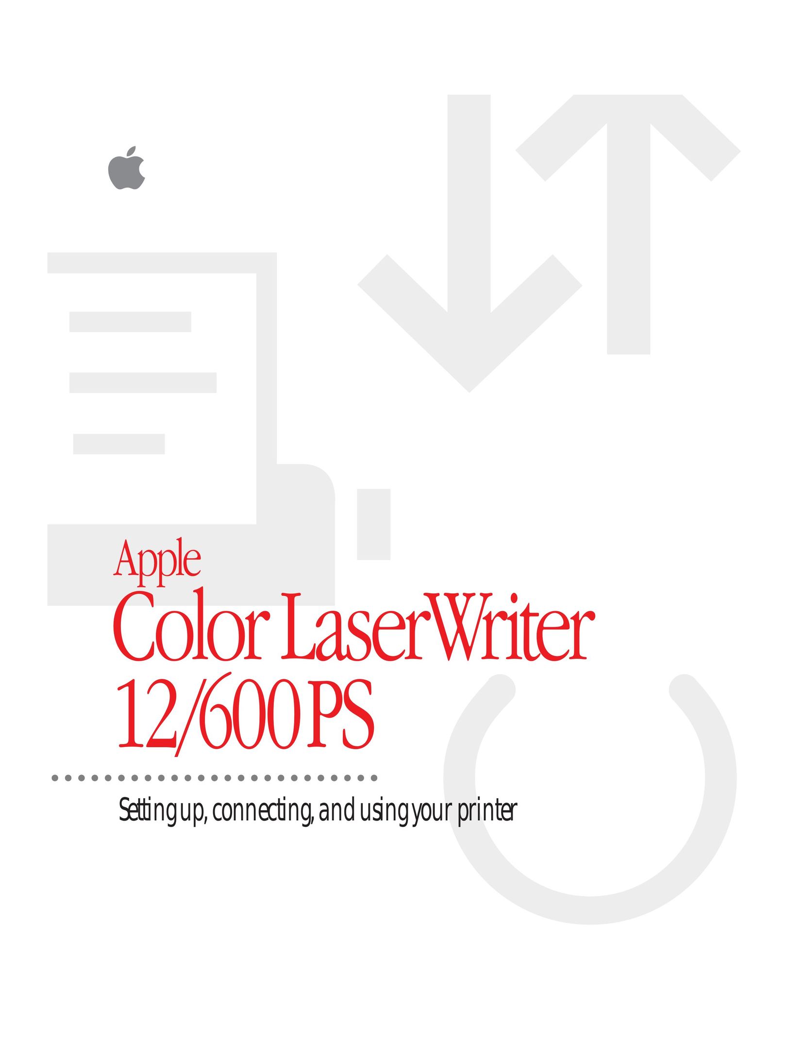 Apple 12/600PS Printer User Manual