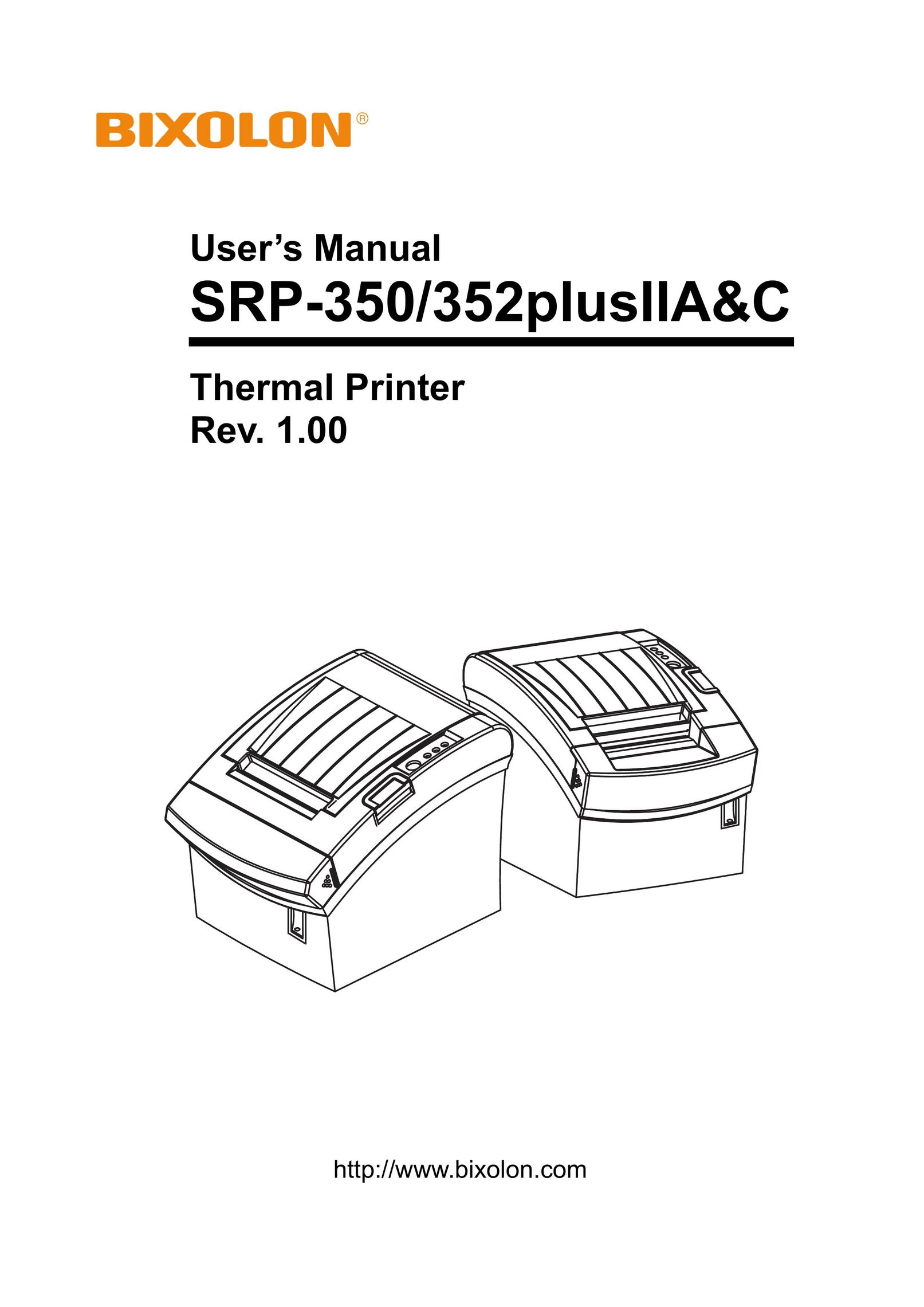 BIXOLON SRP-350 Printer User Manual