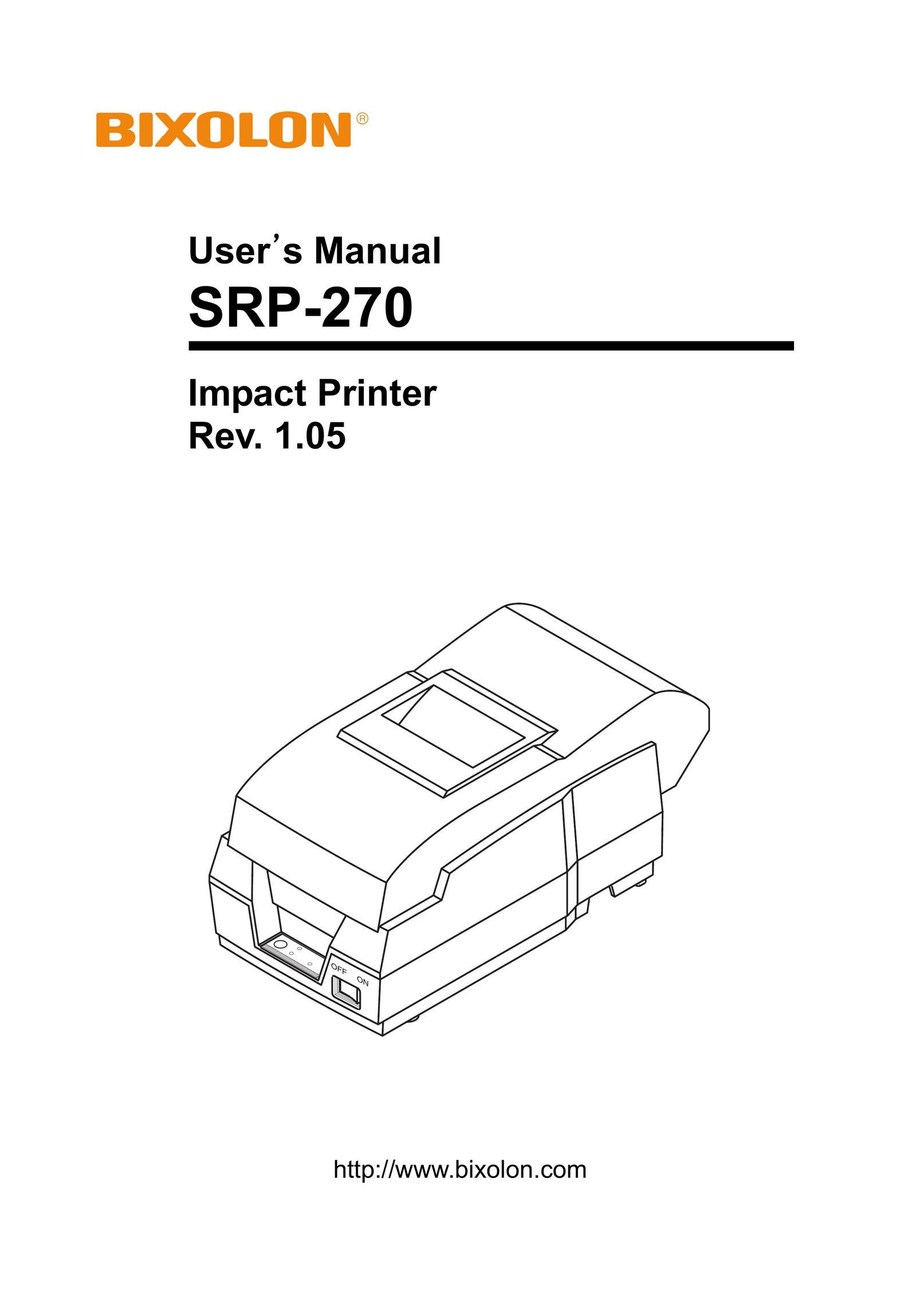 BIXOLON SRP270CPG Printer User Manual
