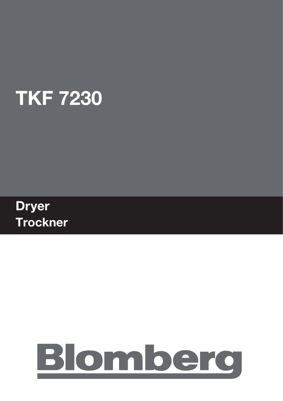Blomberg TKF 7230 Printer User Manual