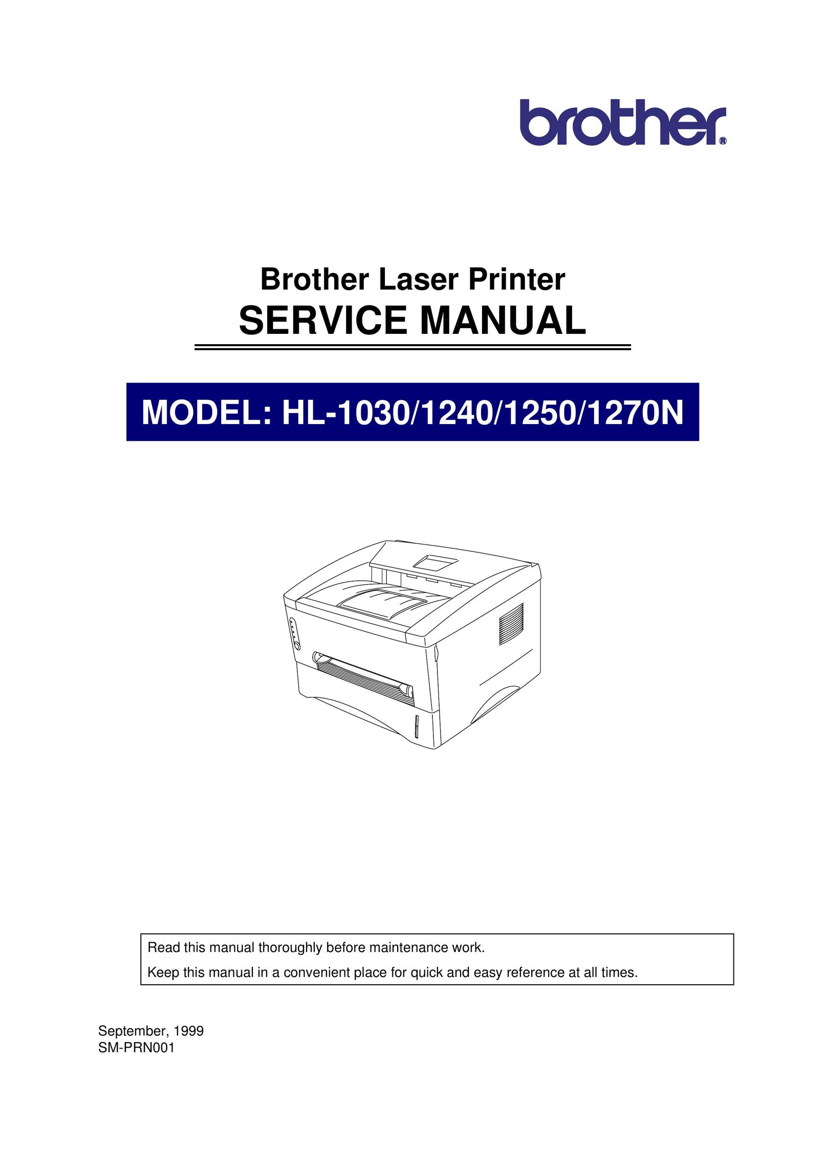 Brother 1250 Printer User Manual