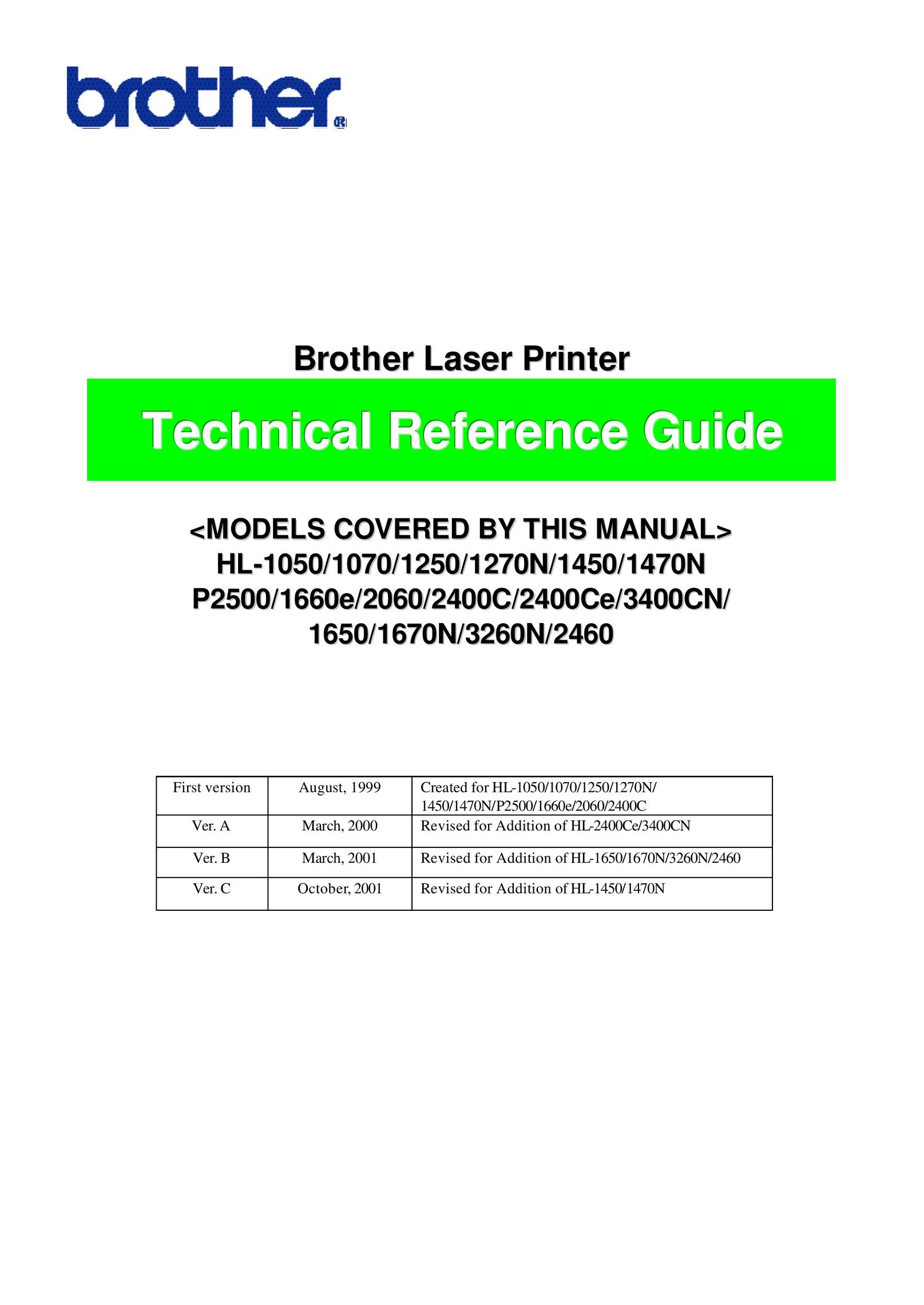 Brother 1660e Printer User Manual