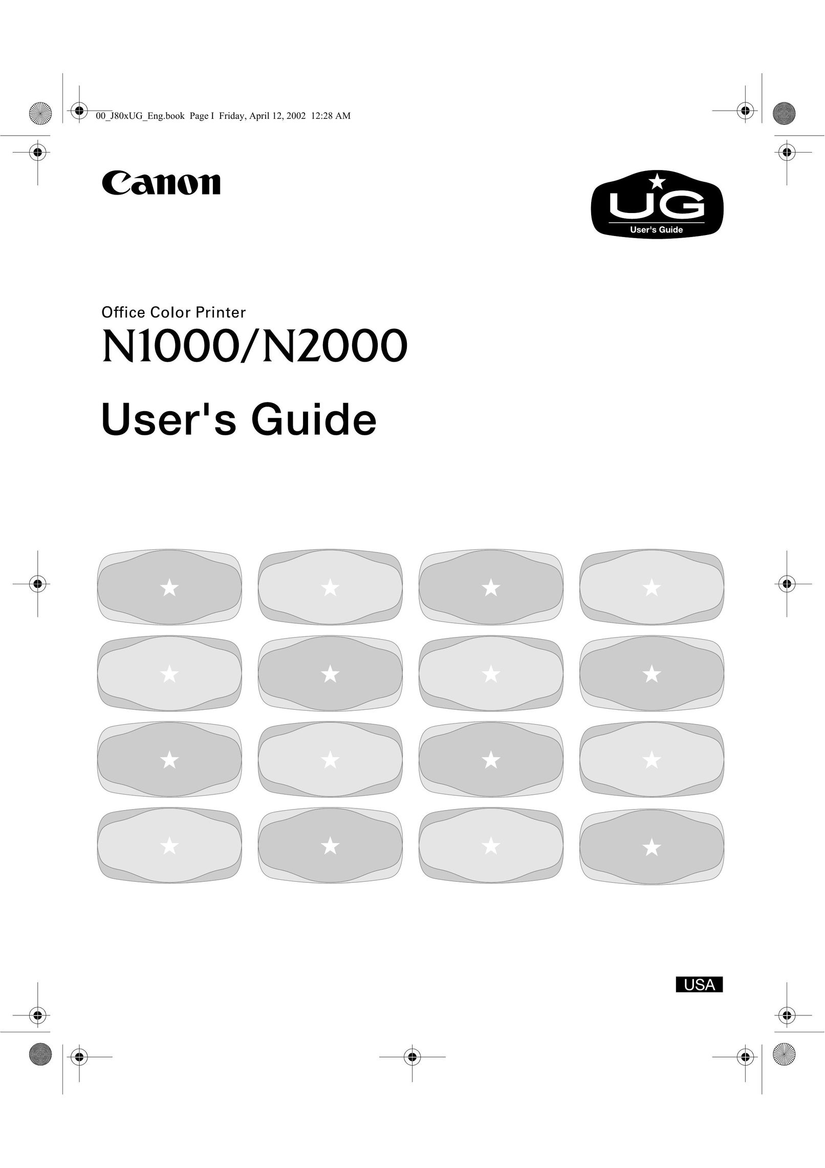 Canon 1000 Printer User Manual