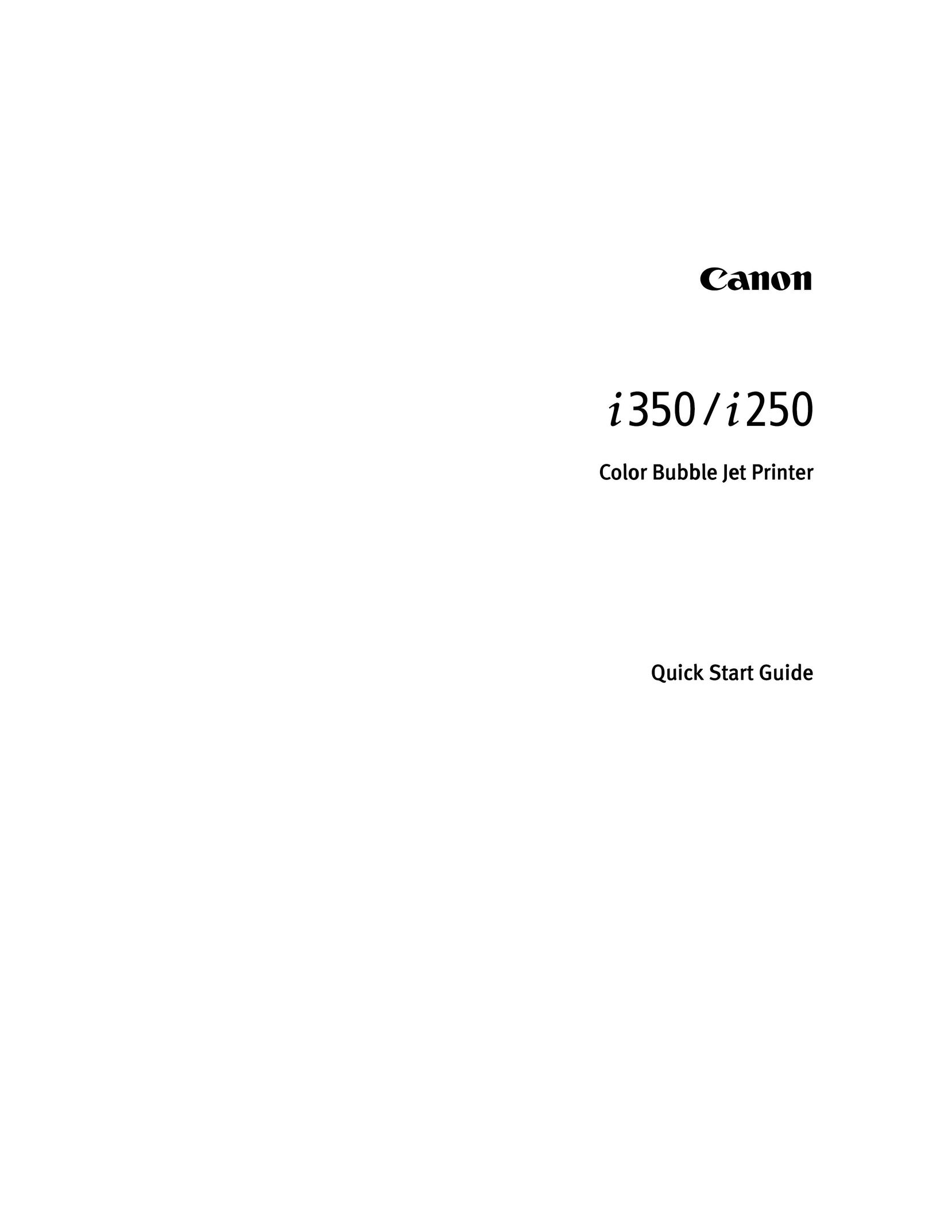 Canon 250 Printer User Manual
