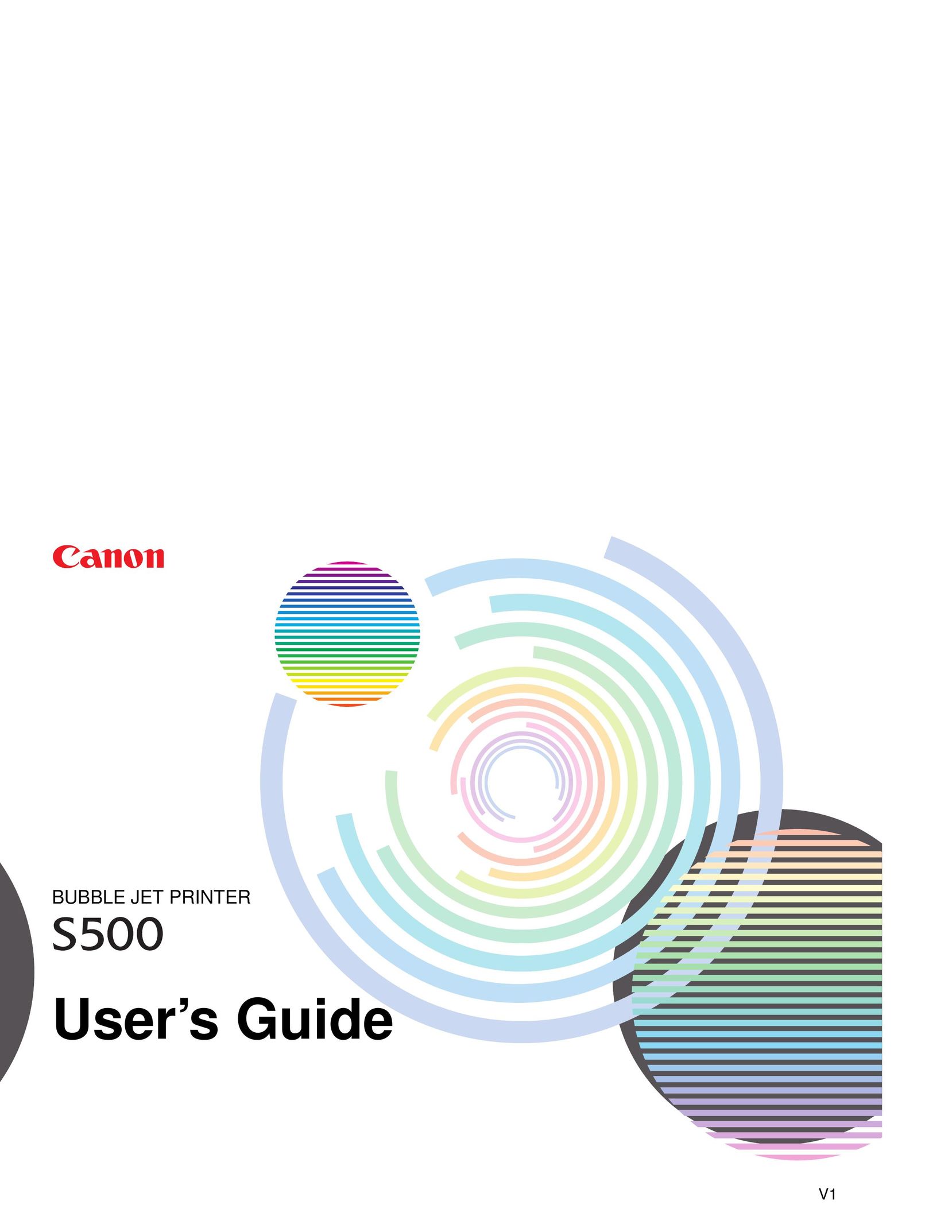 Canon 500 Printer User Manual