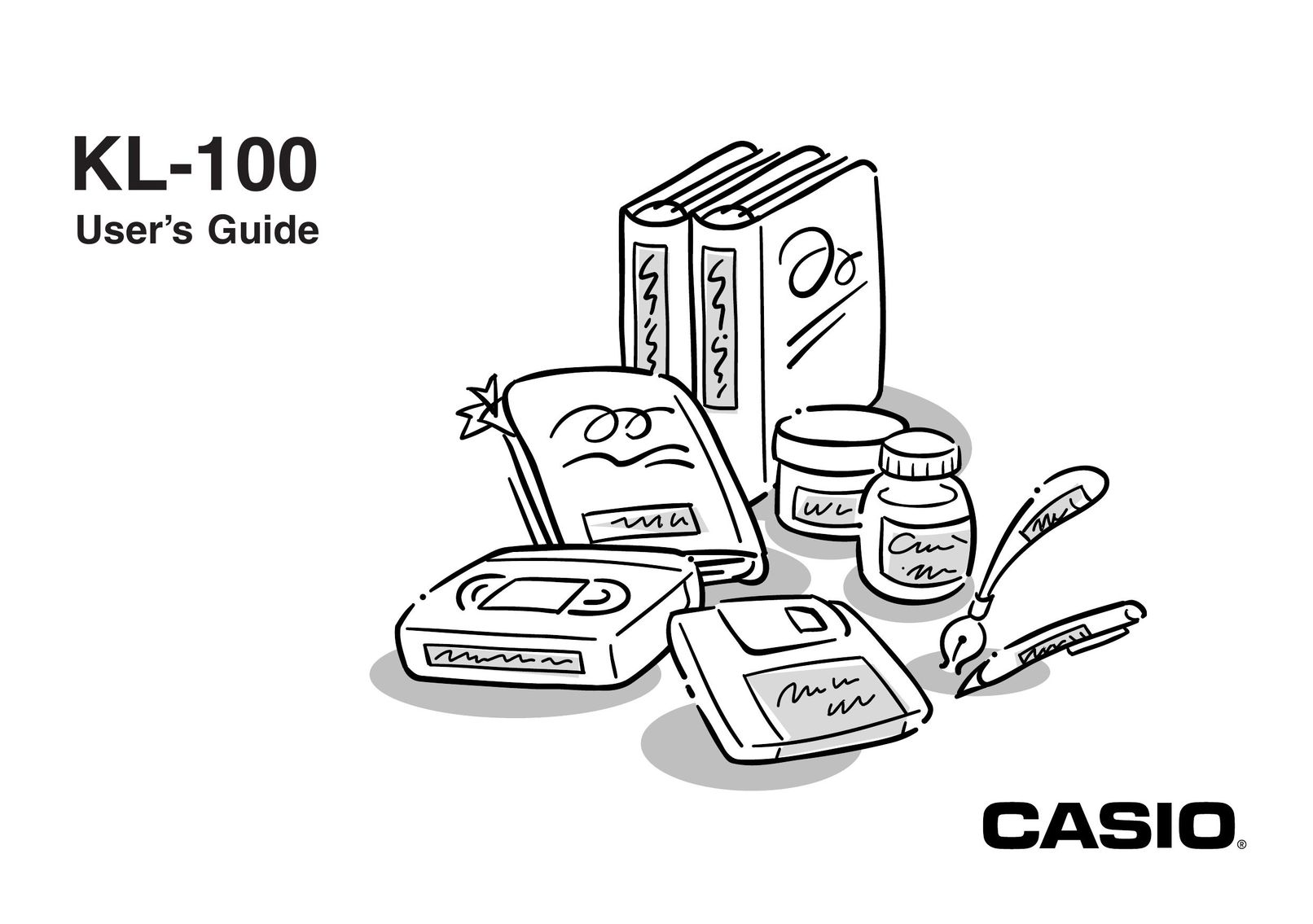 Casio KL-100 Printer User Manual