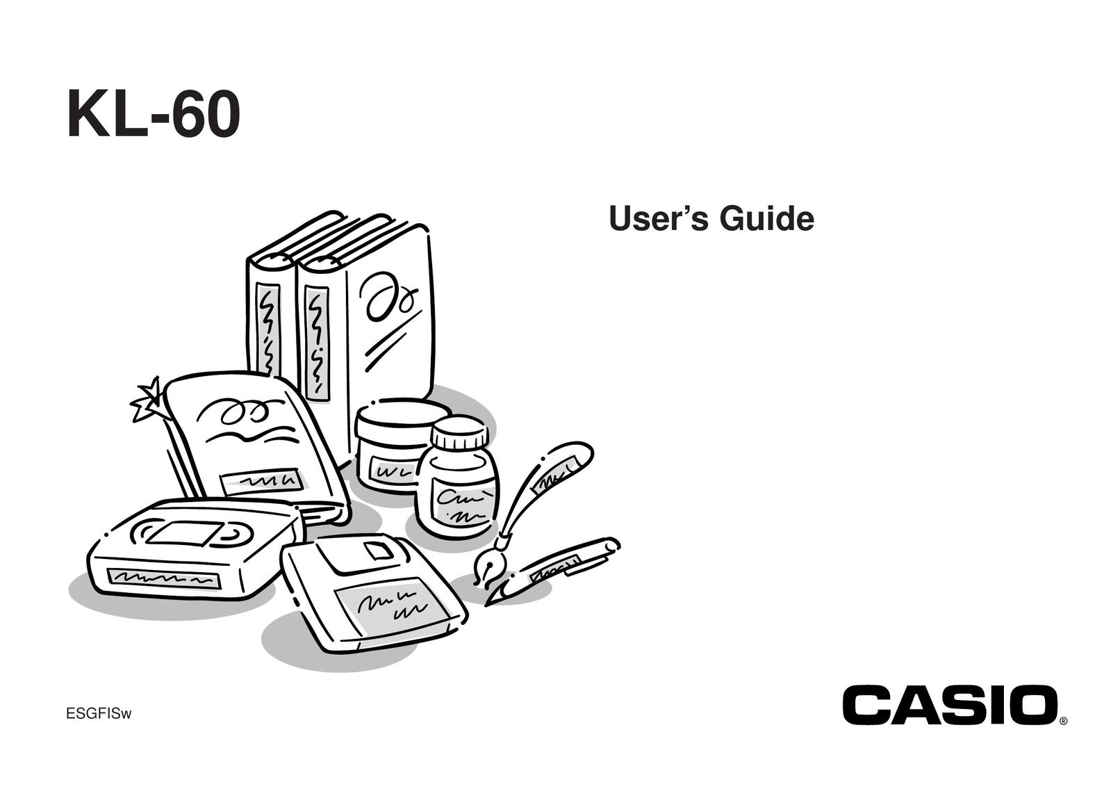 Casio KL-60 Printer User Manual
