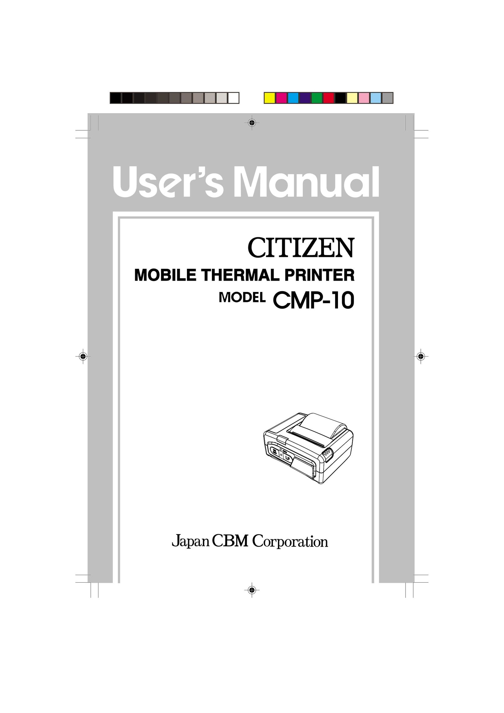 Citizen Systems CMP-10 Printer User Manual