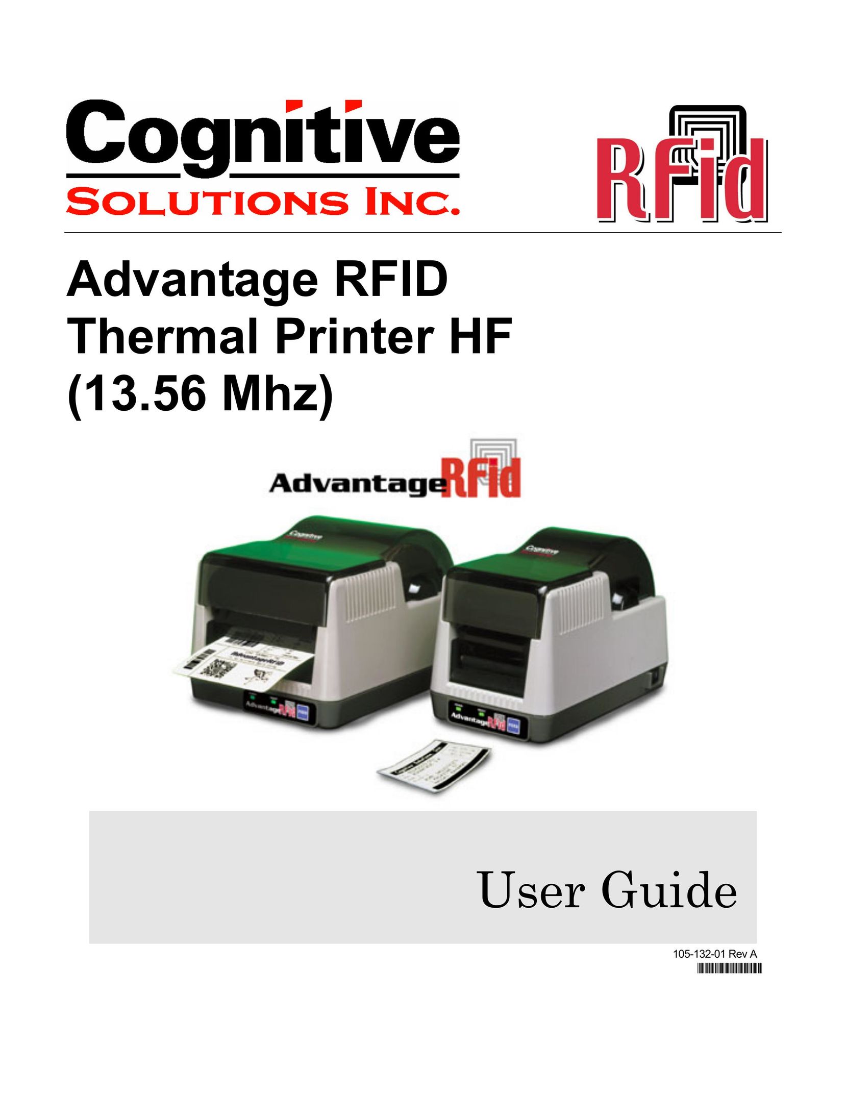 Cognitive Solutions Advantage RFID Thermal Printer Printer User Manual