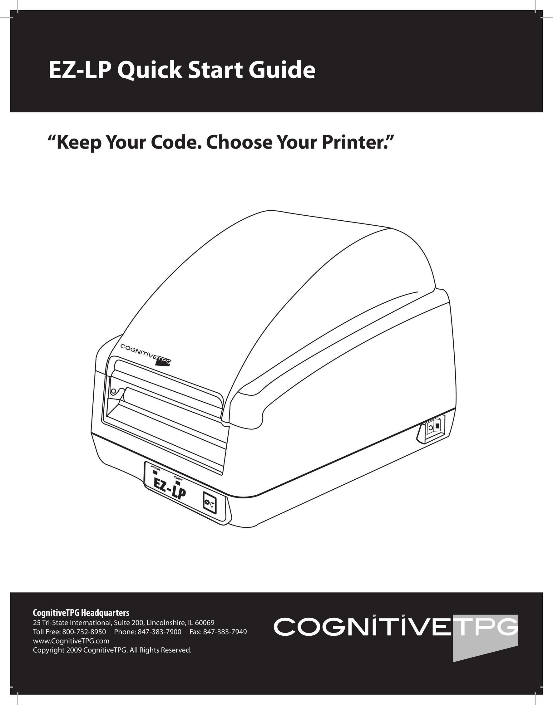 Cognitive Solutions EZ-LP Printer User Manual