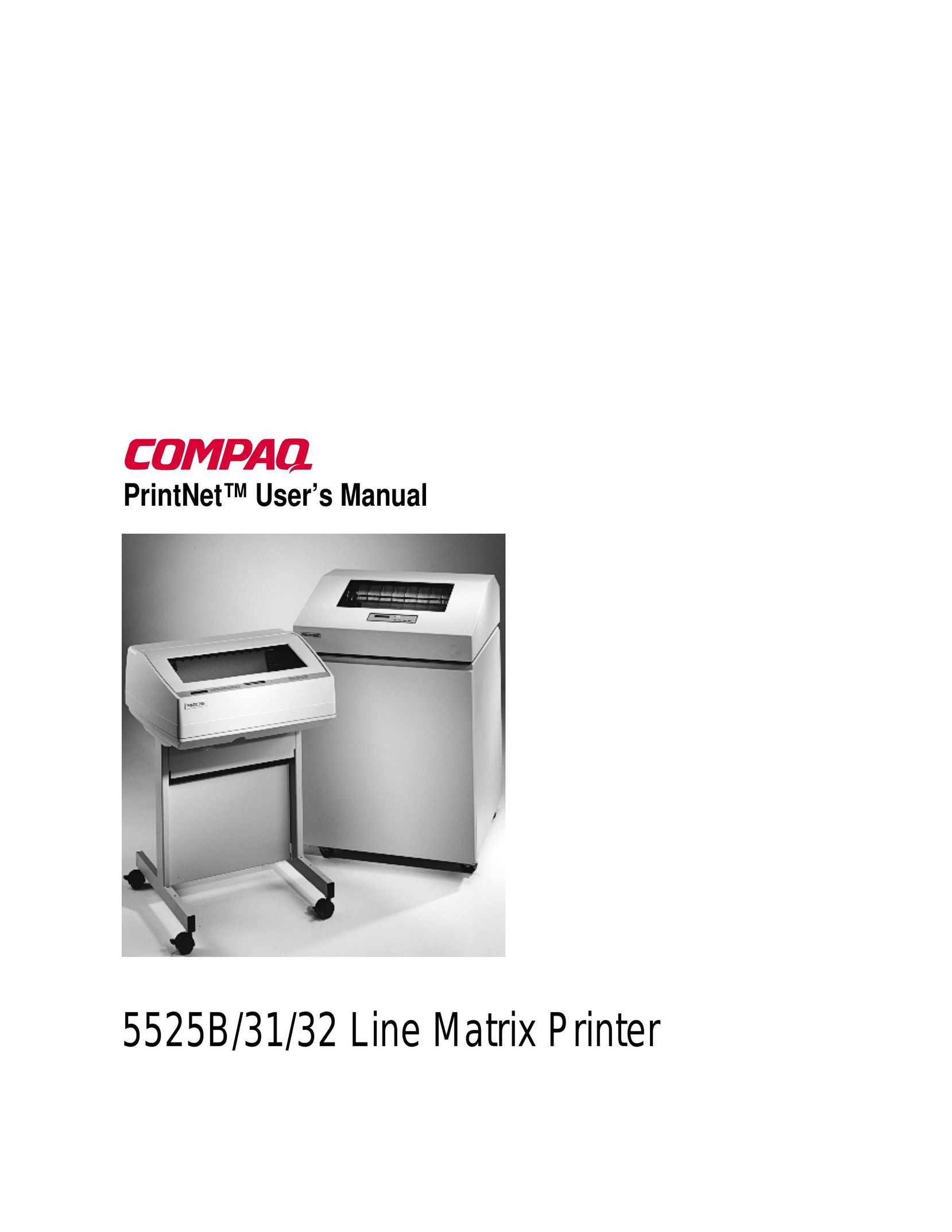 Compaq 5525B/31/32 Printer User Manual