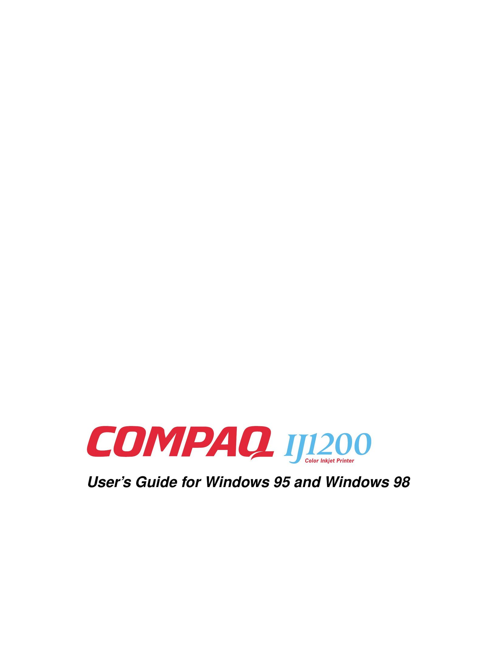 Compaq Ij1200 Printer User Manual