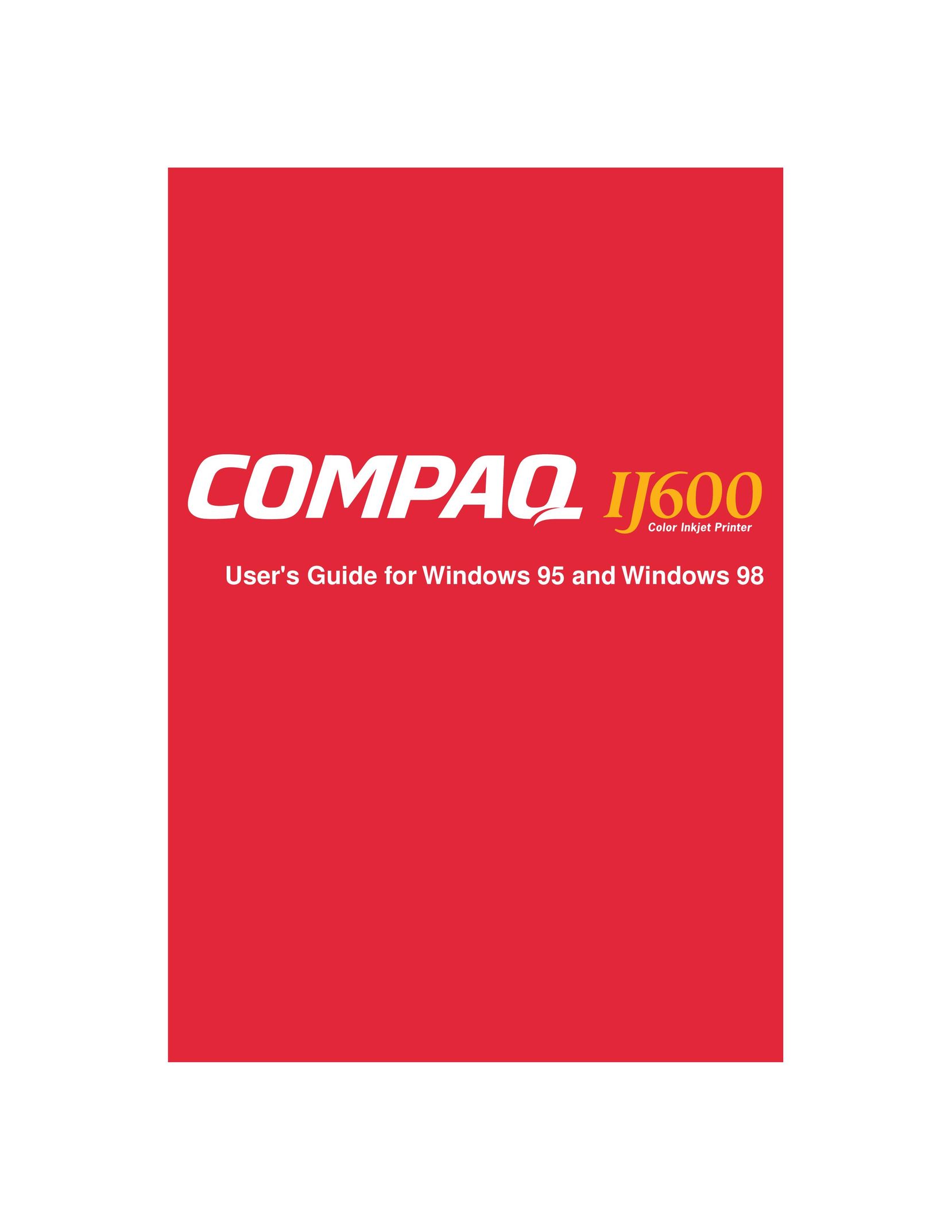 Compaq IJ600 Printer User Manual