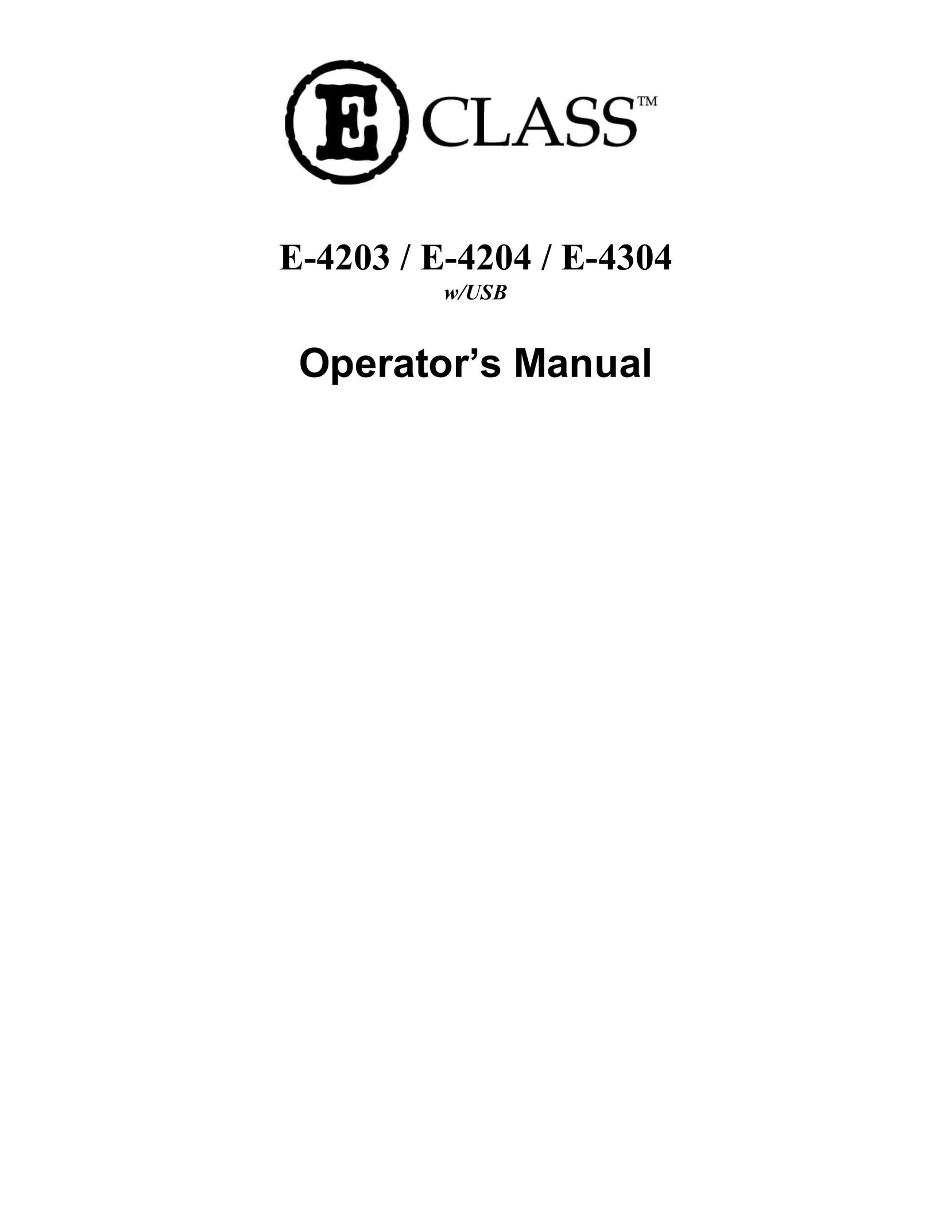 Datamax E-4204 Printer User Manual