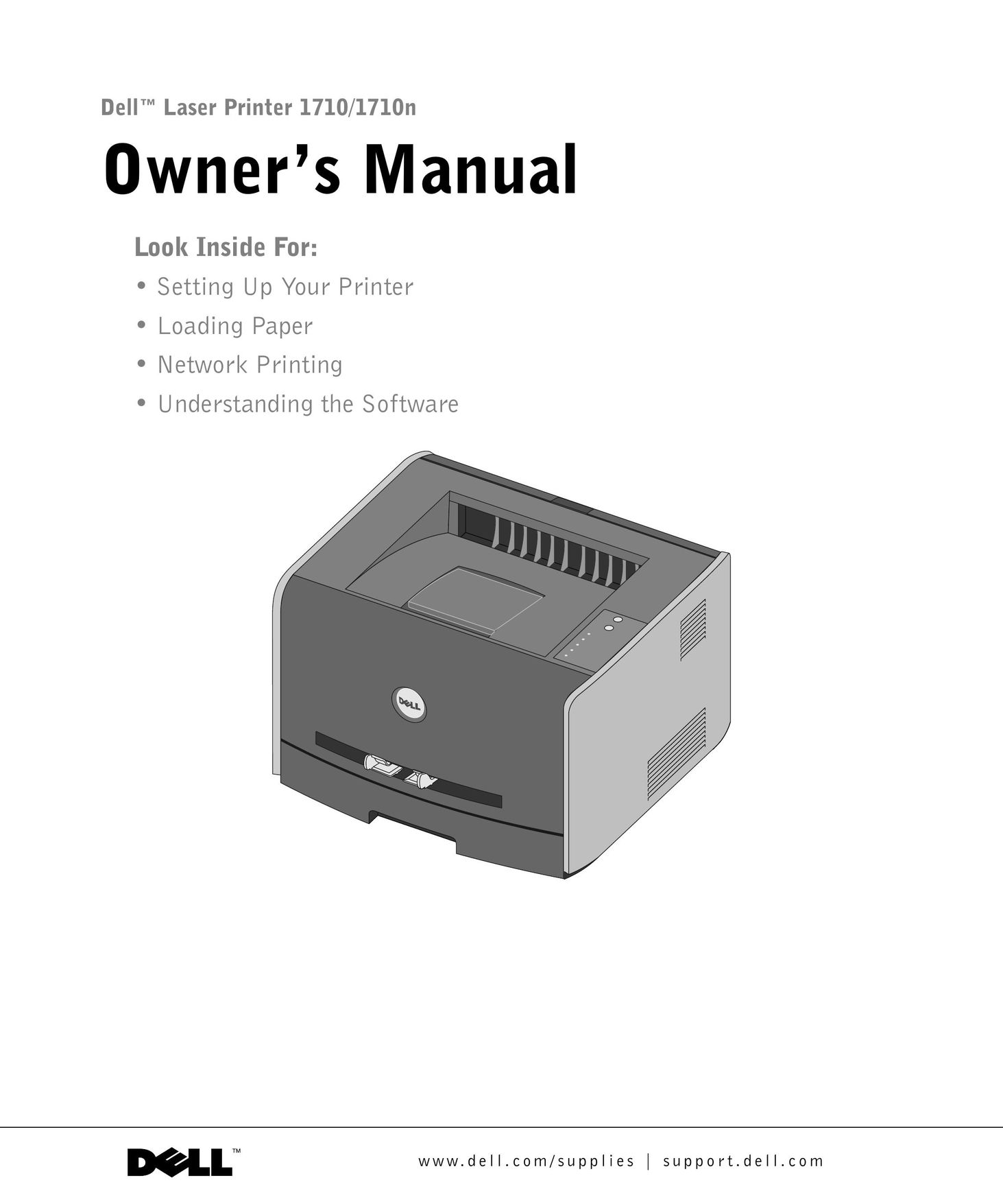 Dell 1710 Printer User Manual