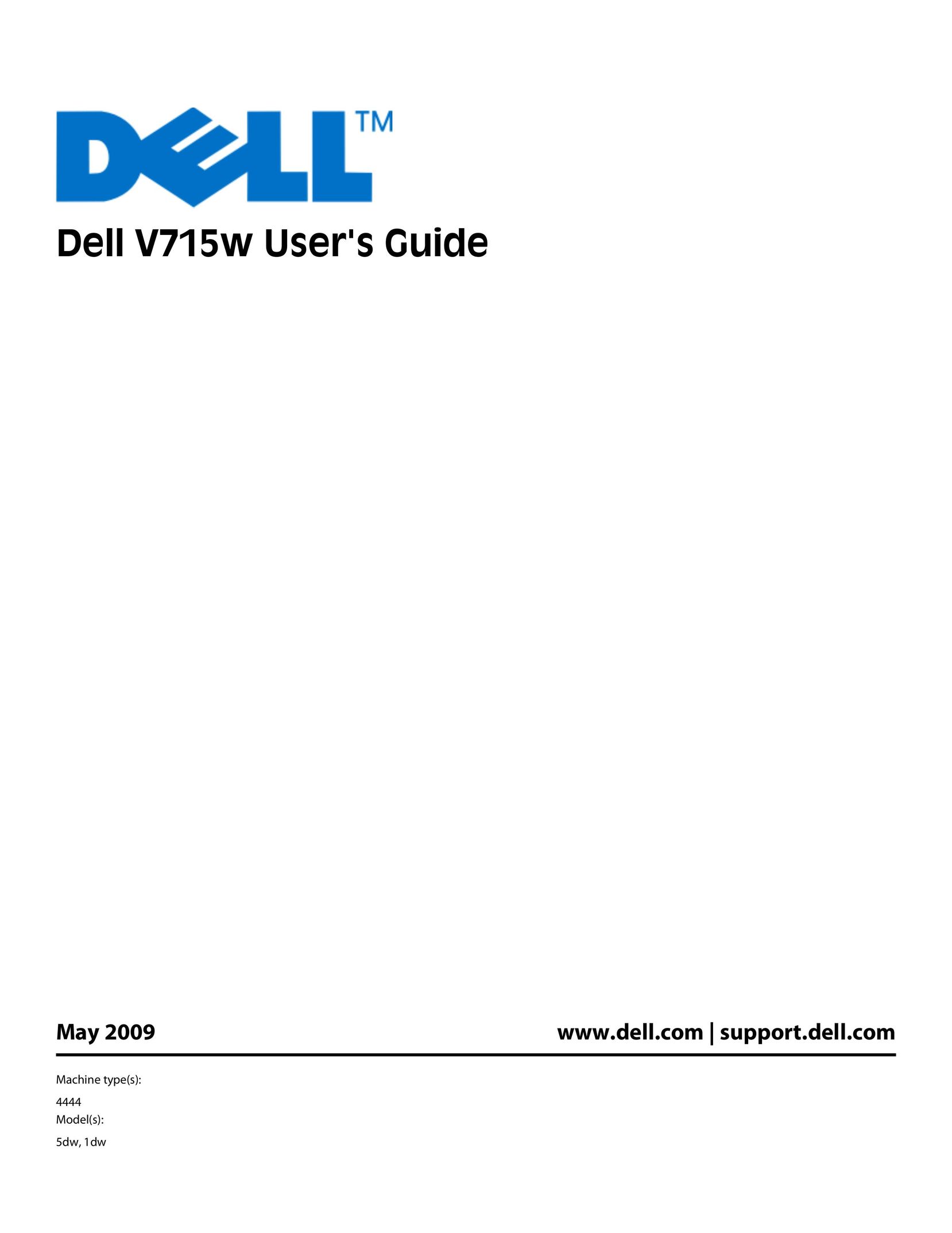 Dell 1dw Printer User Manual
