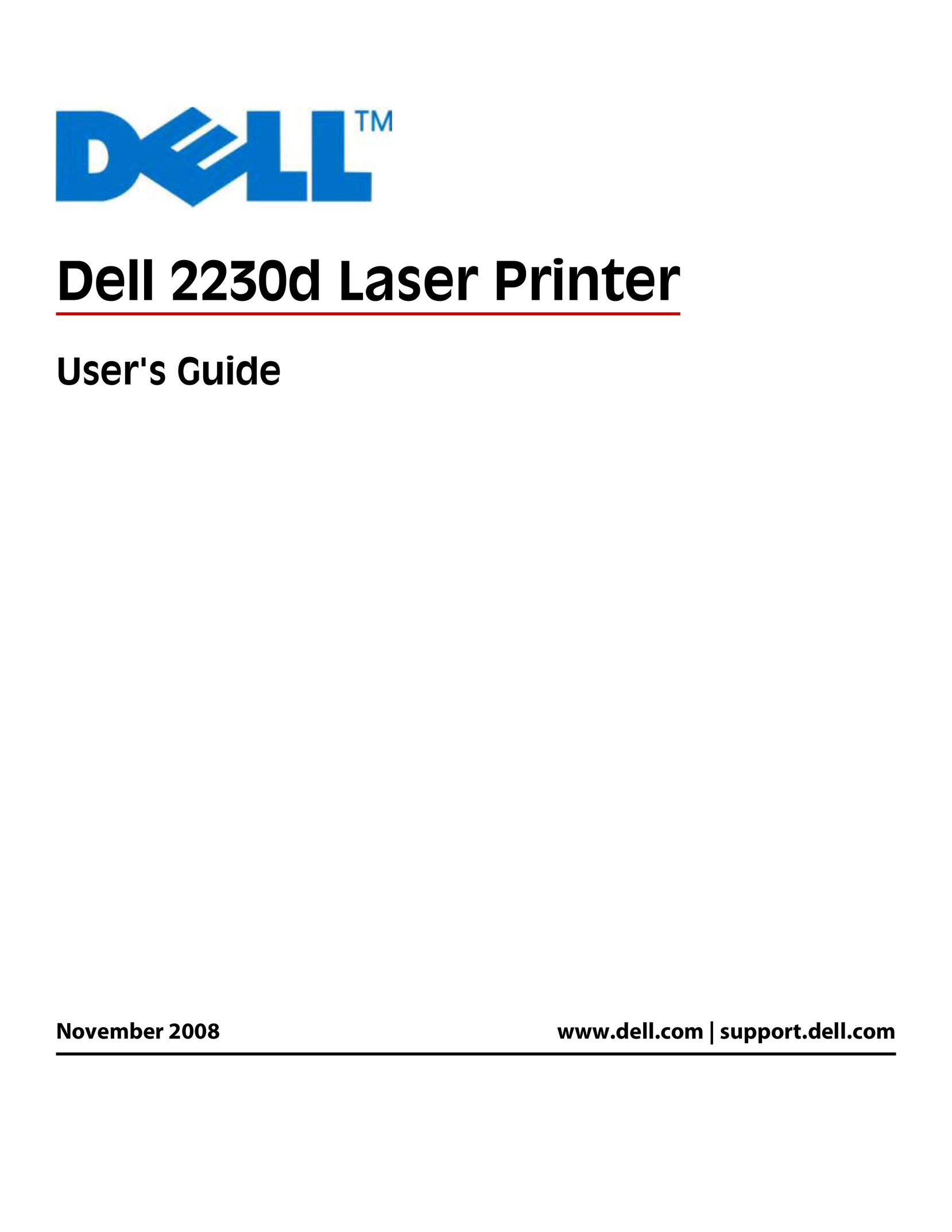 Dell 2230d Printer User Manual