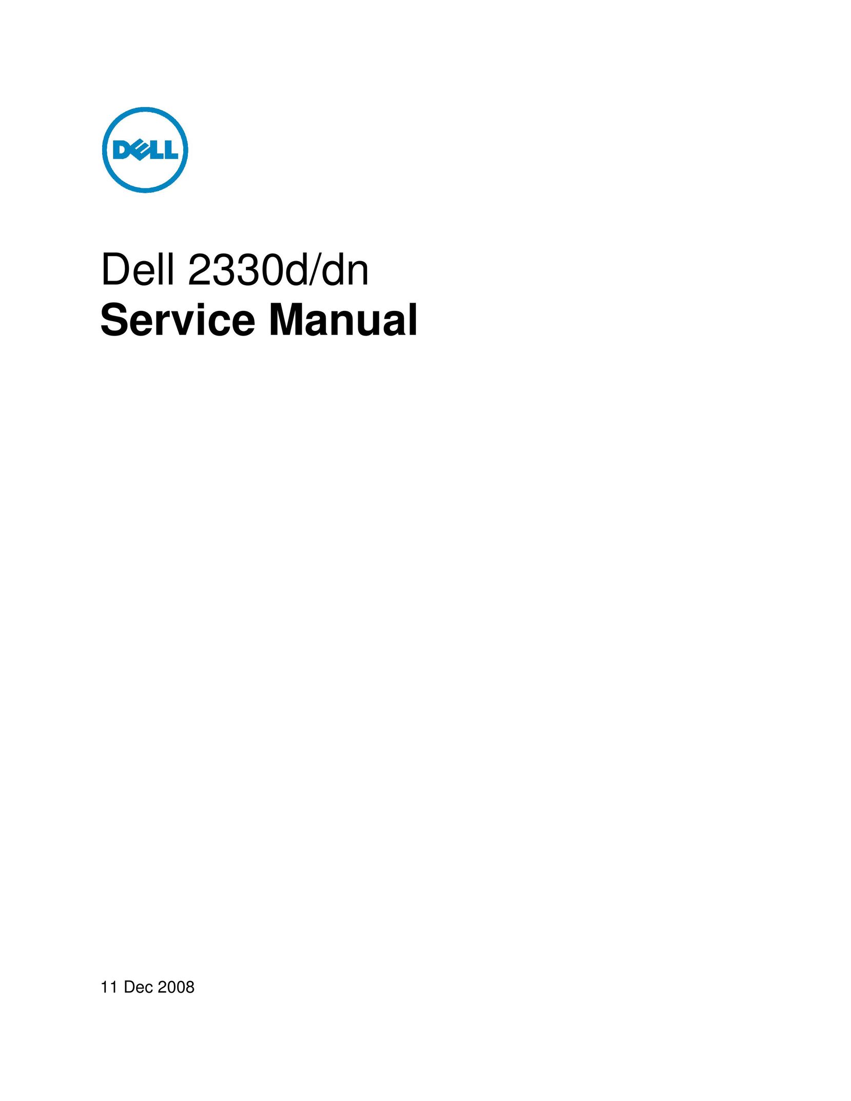 Dell 2330DN Printer User Manual