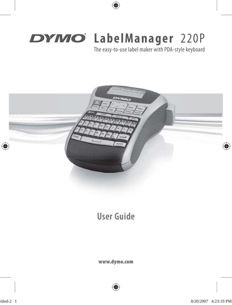 Dymo 220P Printer User Manual