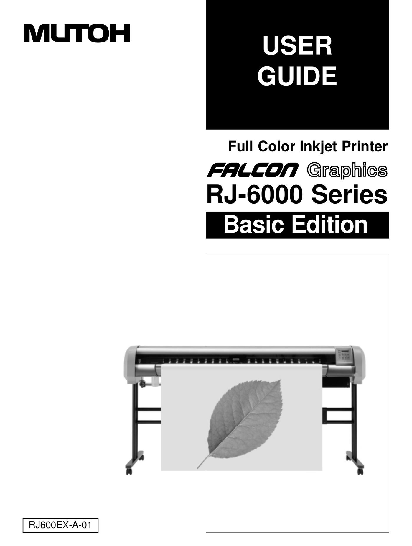 Falcon RJ600EX-A-01 Printer User Manual