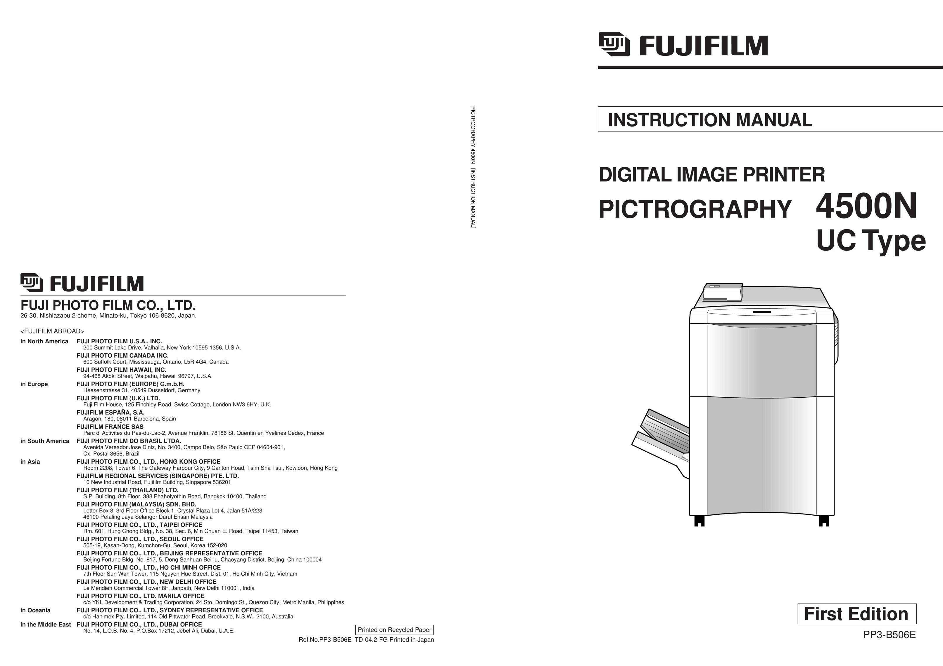 FujiFilm 4500N Printer User Manual