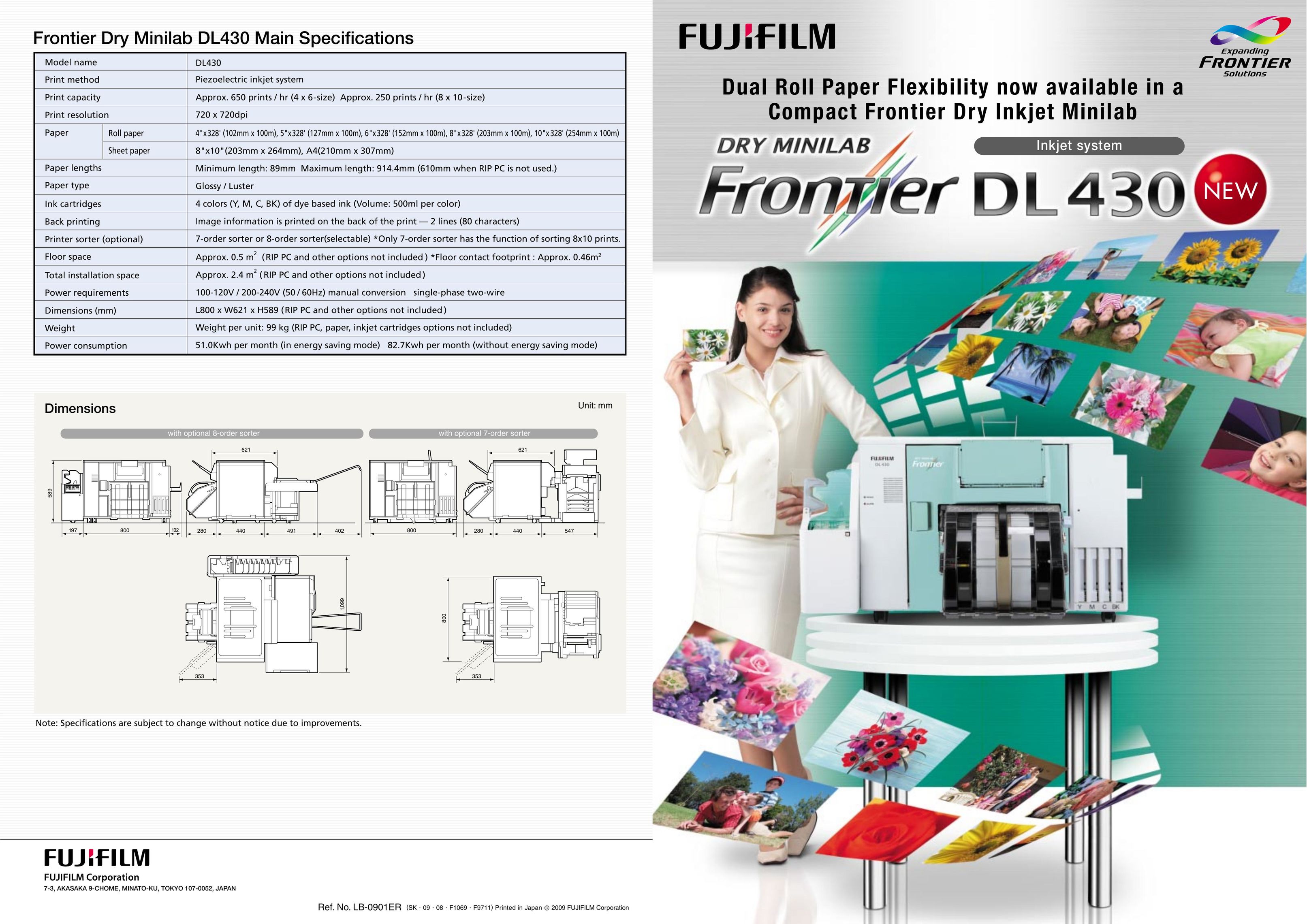 FujiFilm DL430 Printer User Manual