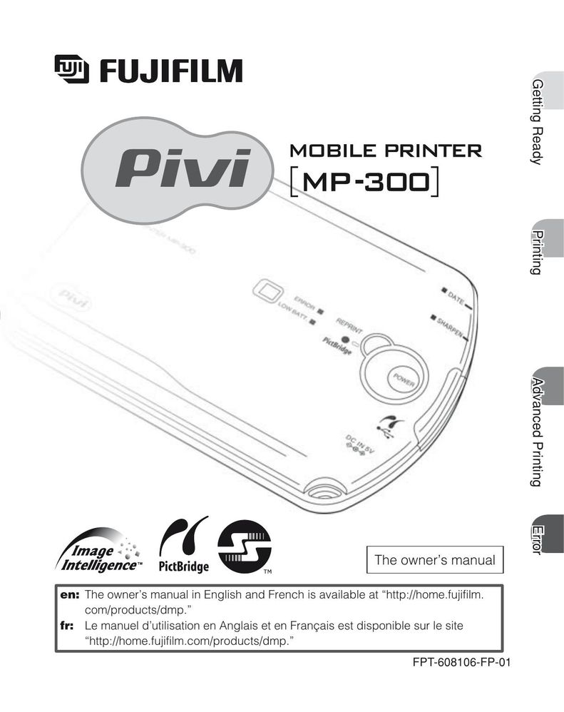 FujiFilm MP-300 Printer User Manual