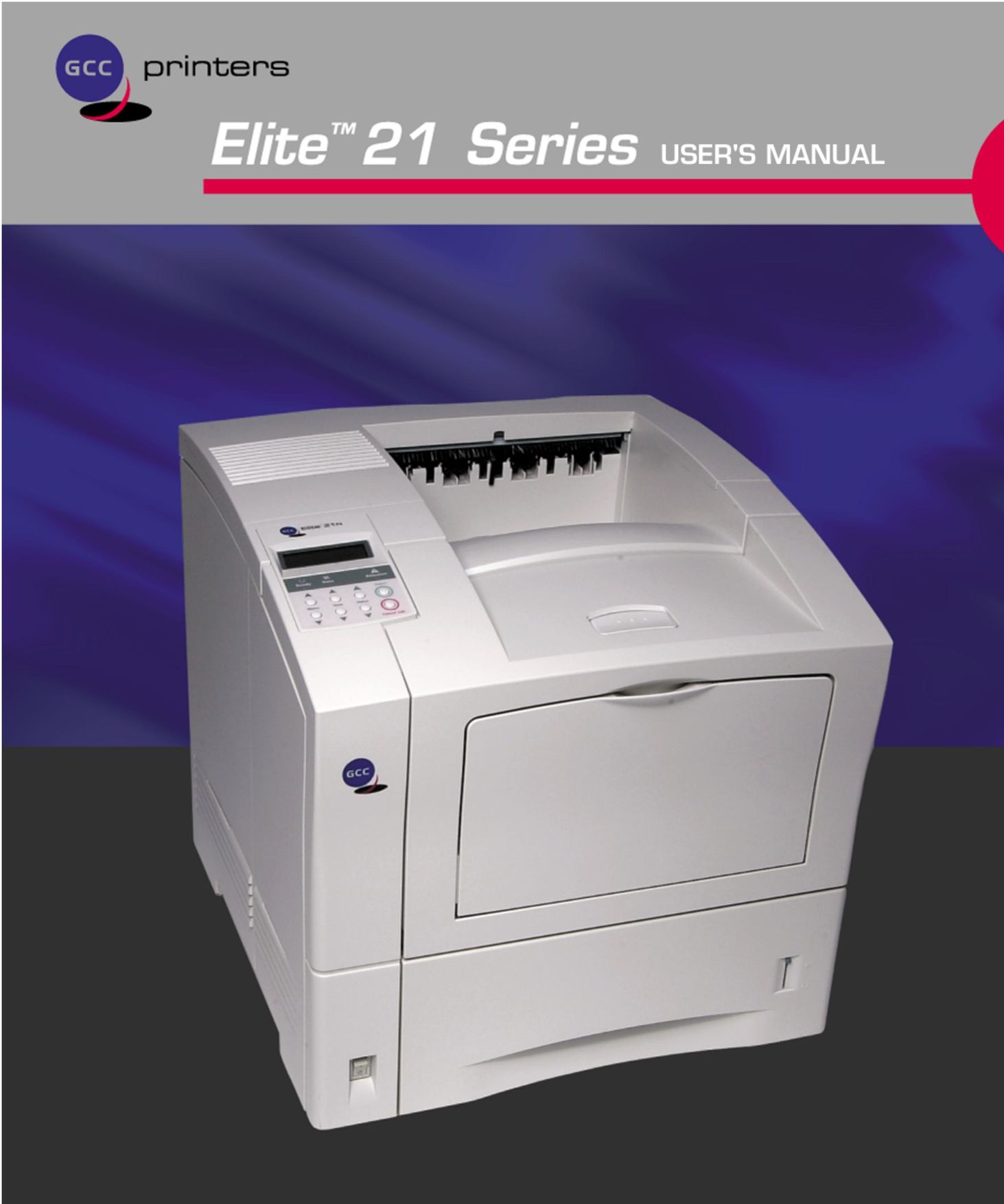 GCC Printers 21 Series Printer User Manual