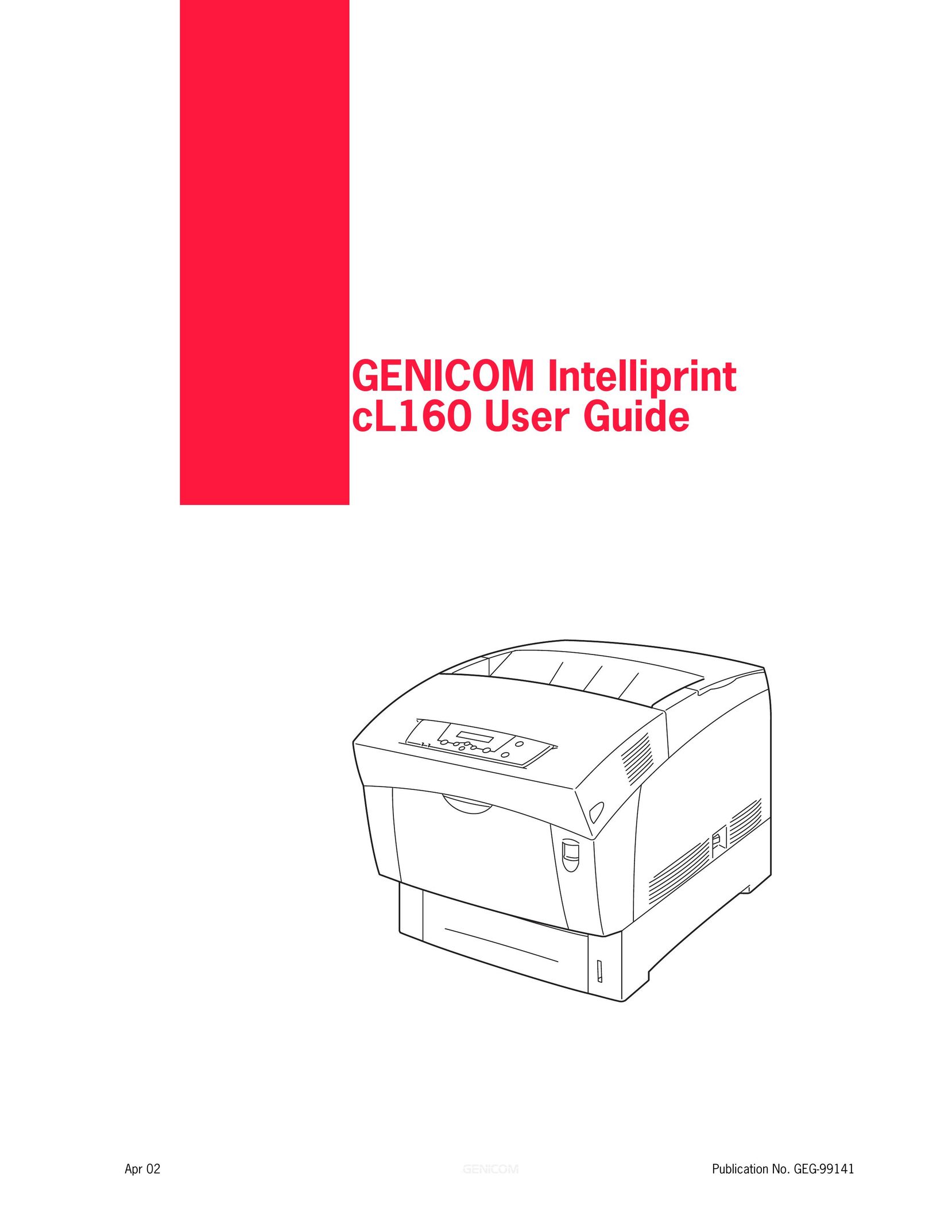Genicom cL160 Printer User Manual