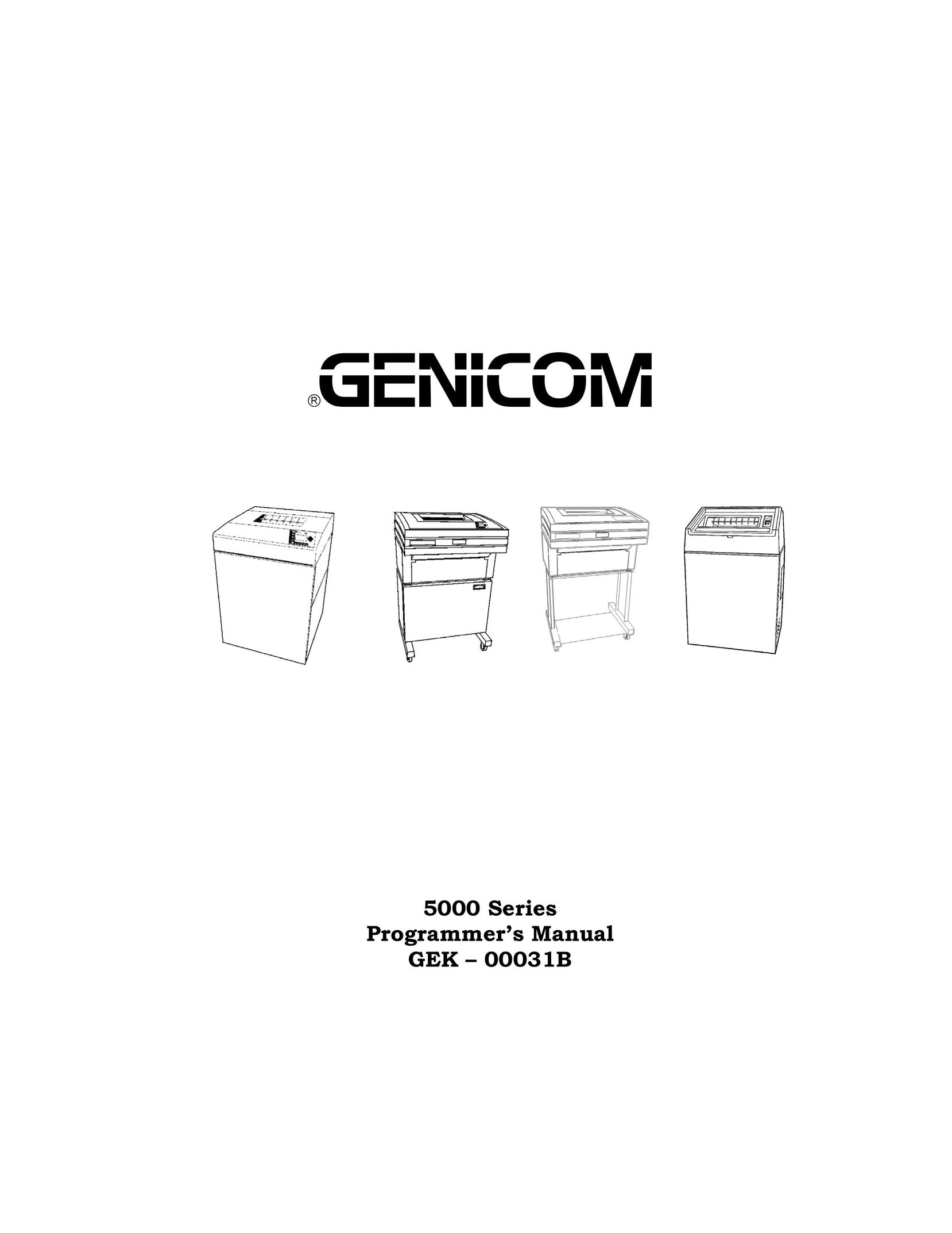 Genicom GEK 00031B Printer User Manual