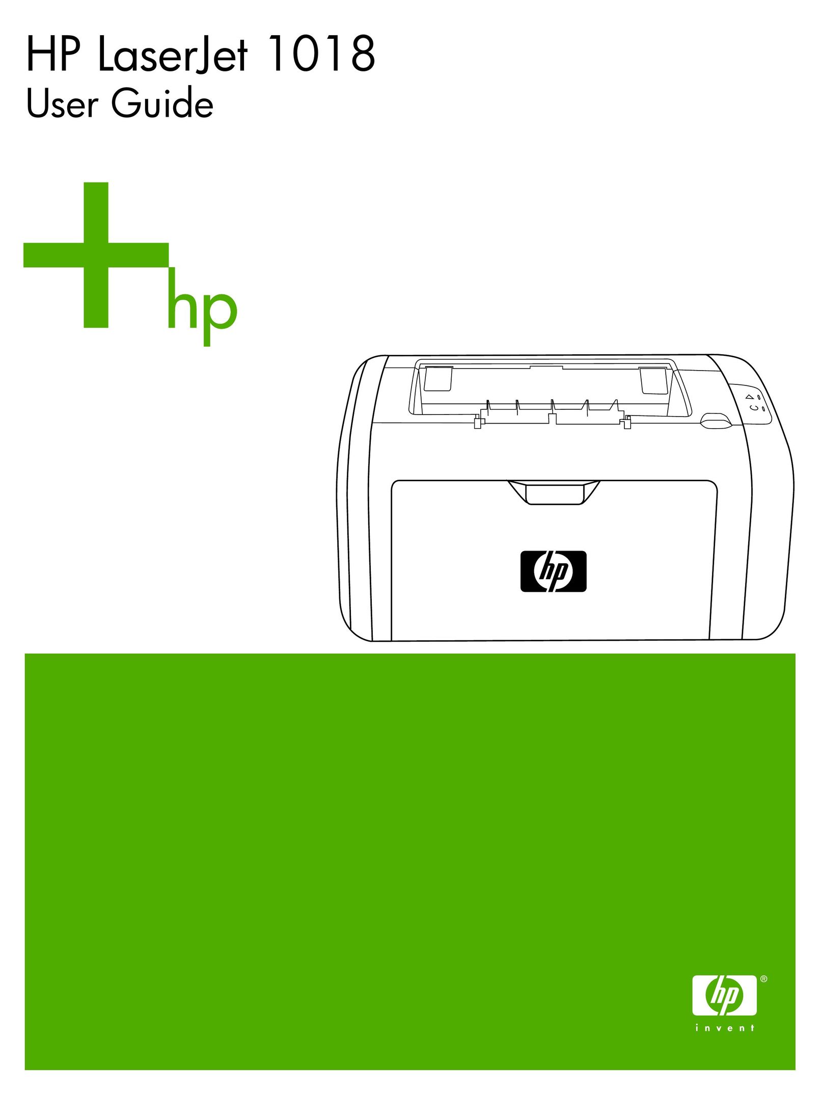 HP (Hewlett-Packard) 1018 Printer User Manual
