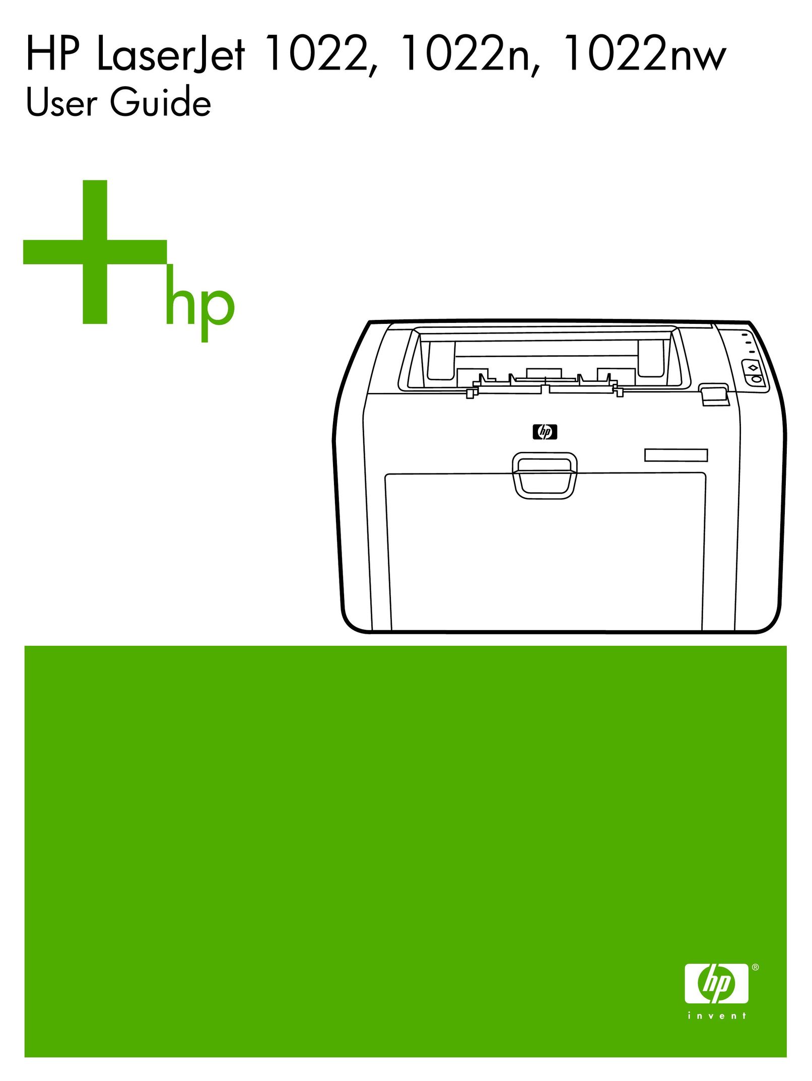 HP (Hewlett-Packard) 1022n Printer User Manual