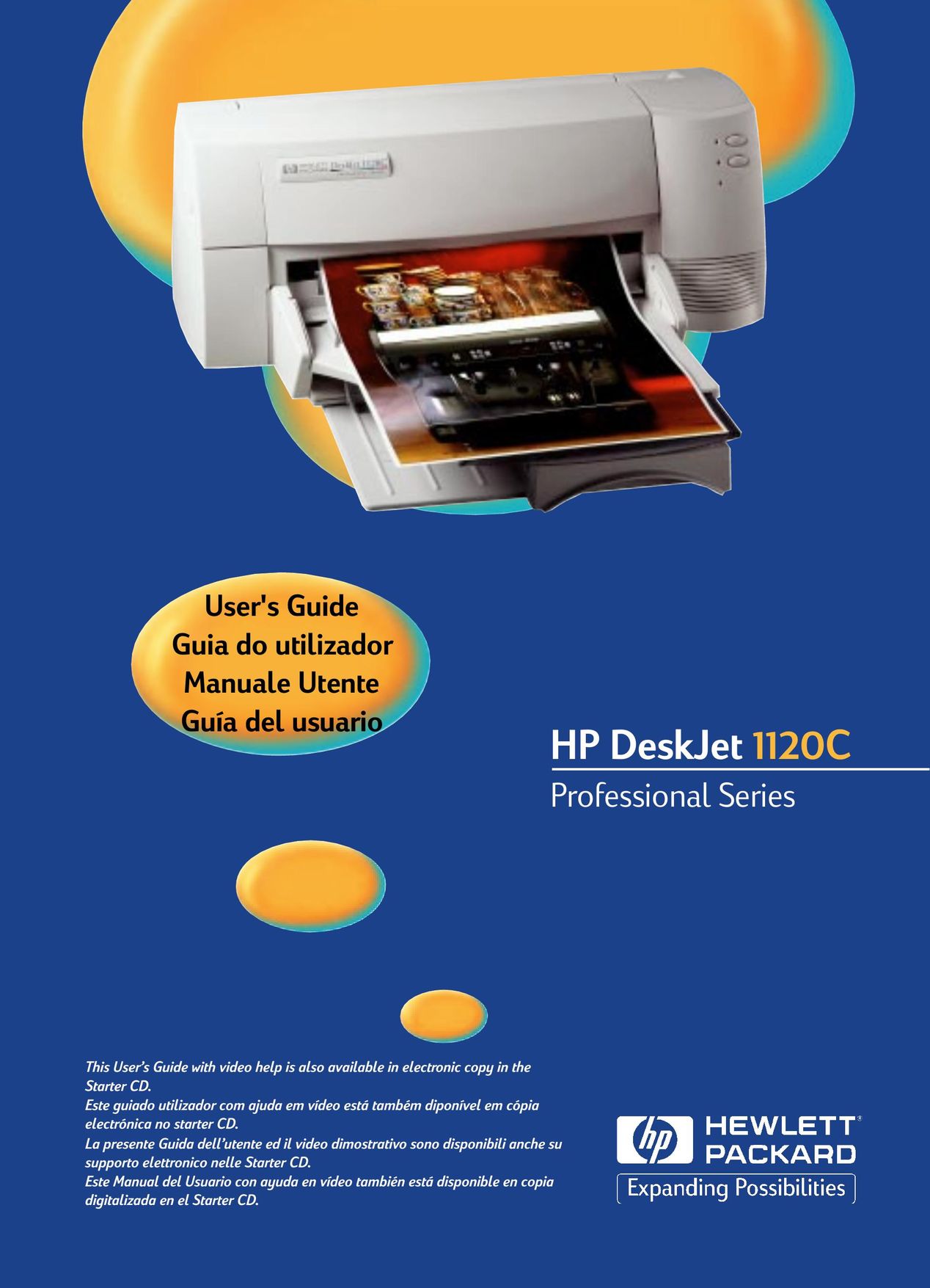 HP (Hewlett-Packard) 1120C Printer User Manual