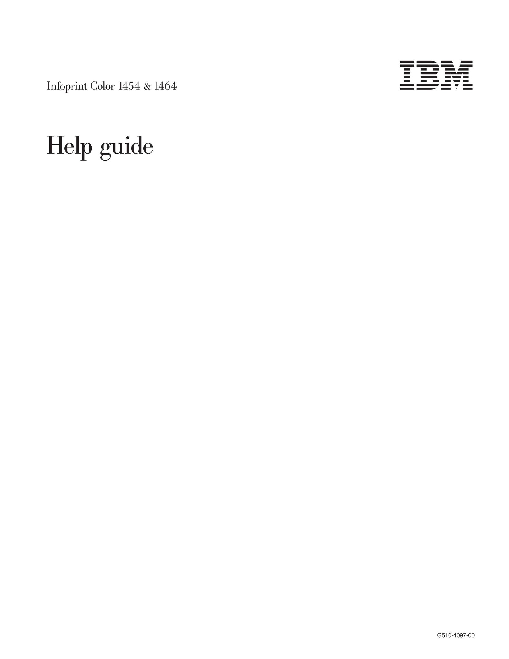 IBM 1454 Printer User Manual