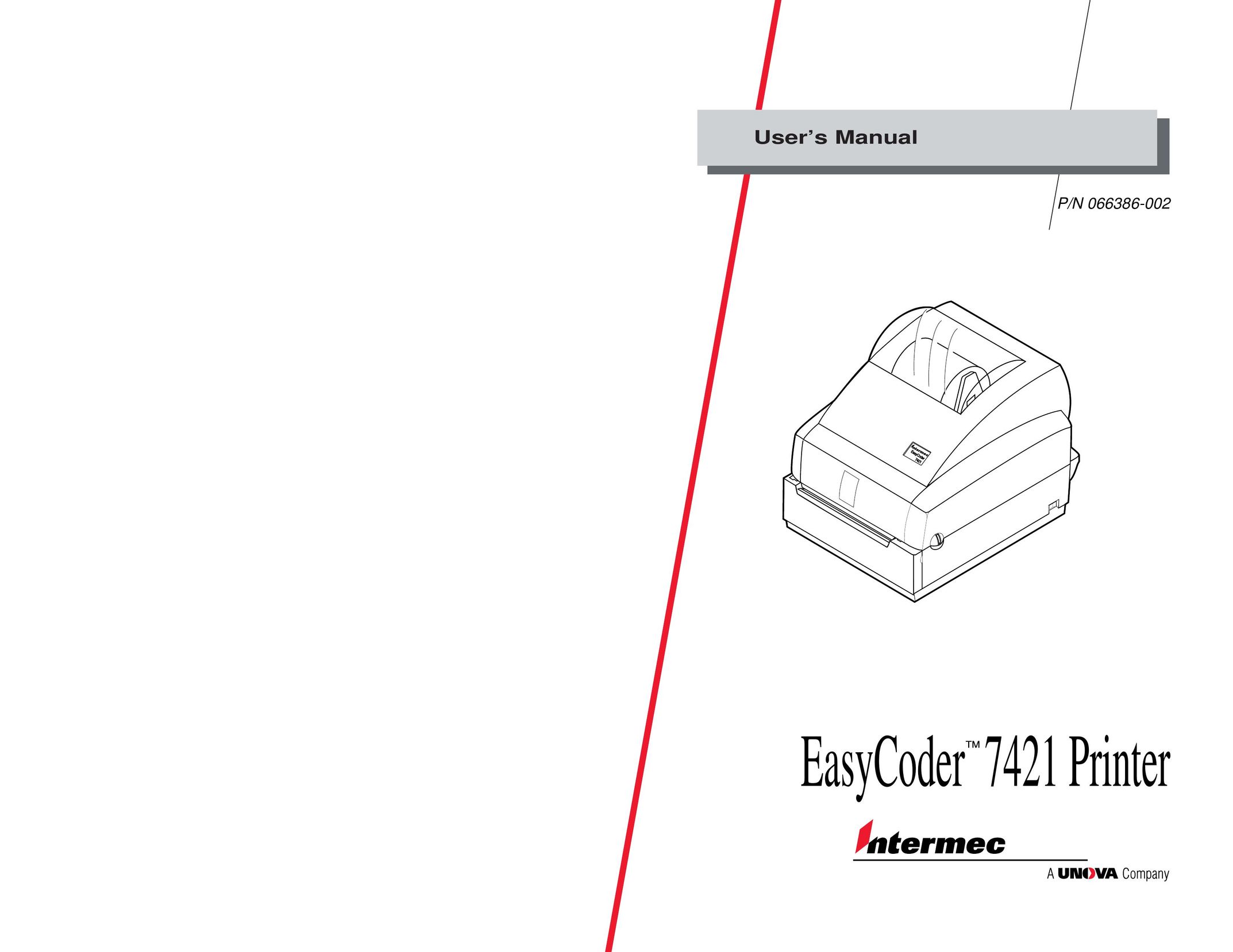 Intermec 7421 Printer User Manual