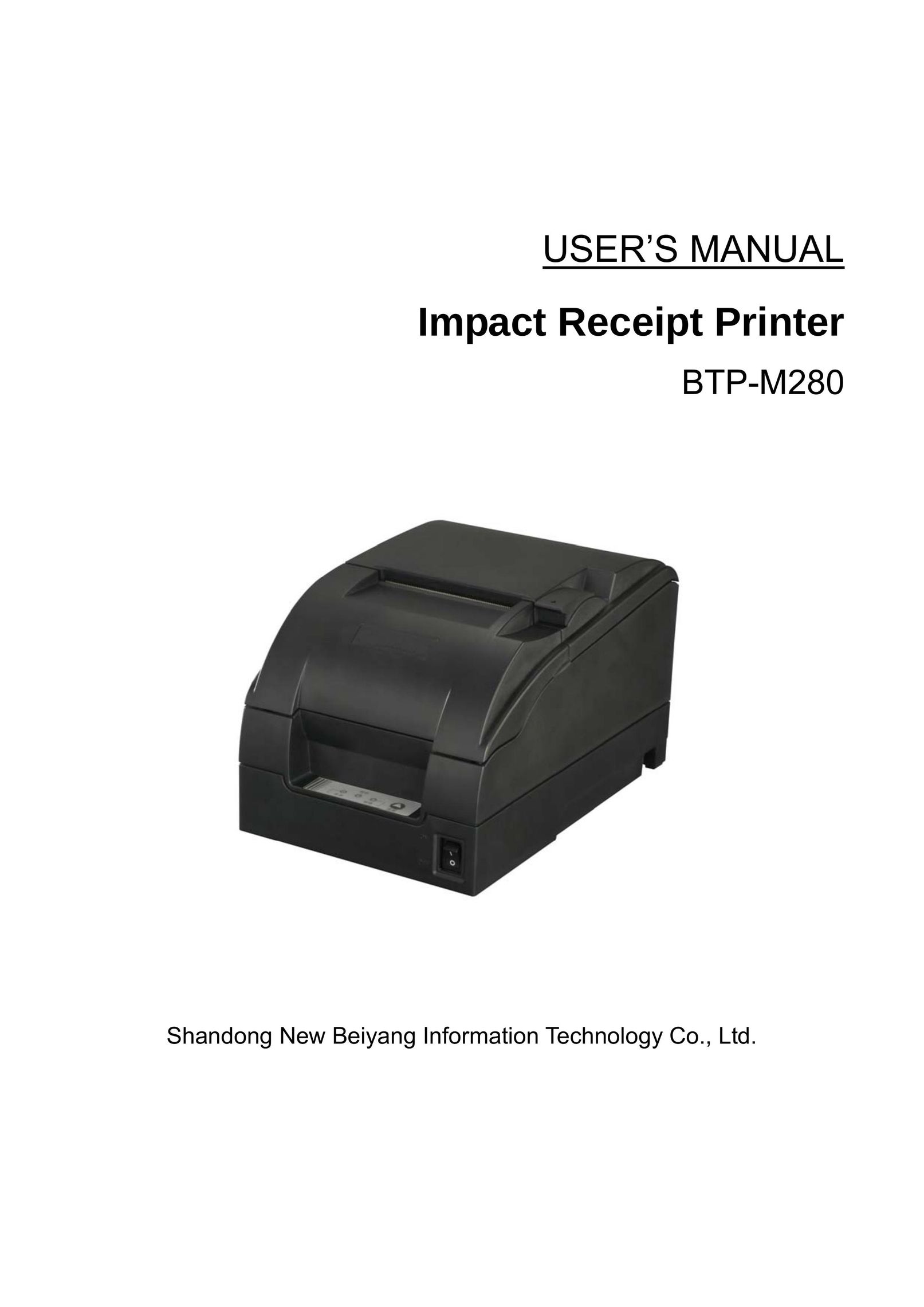 Jiaye General Merchandise Co BTP-M280 Printer User Manual