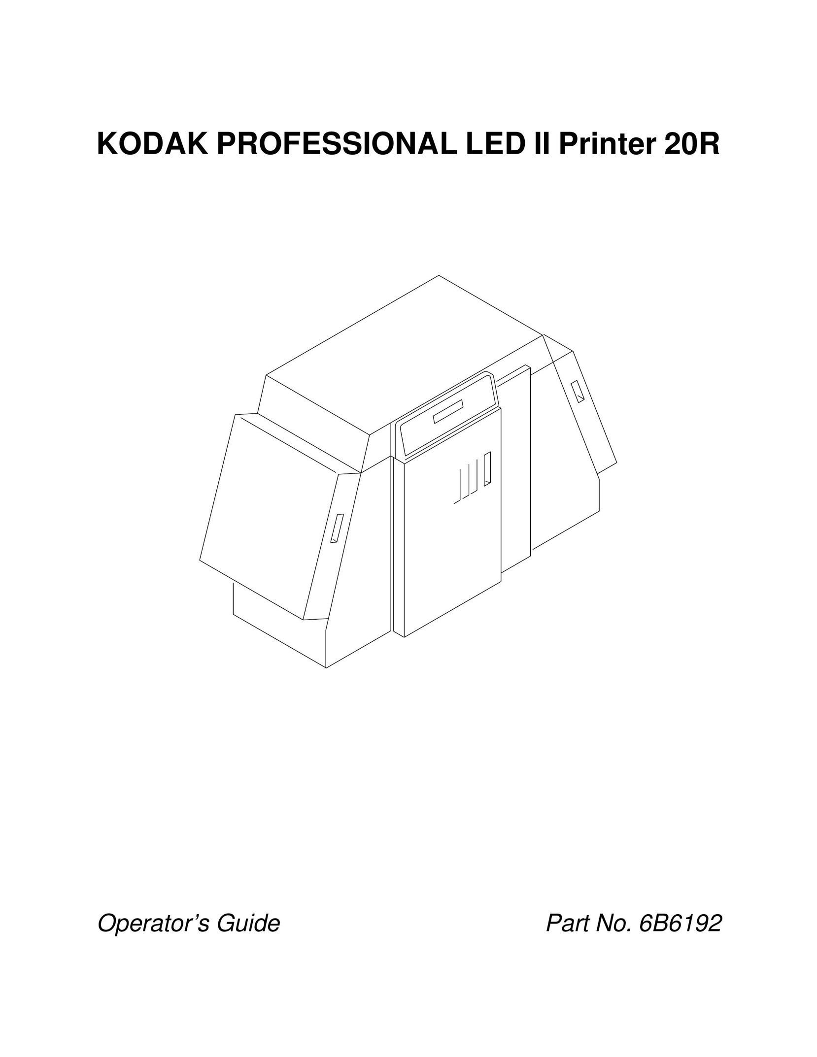 Kodak 20R Printer User Manual
