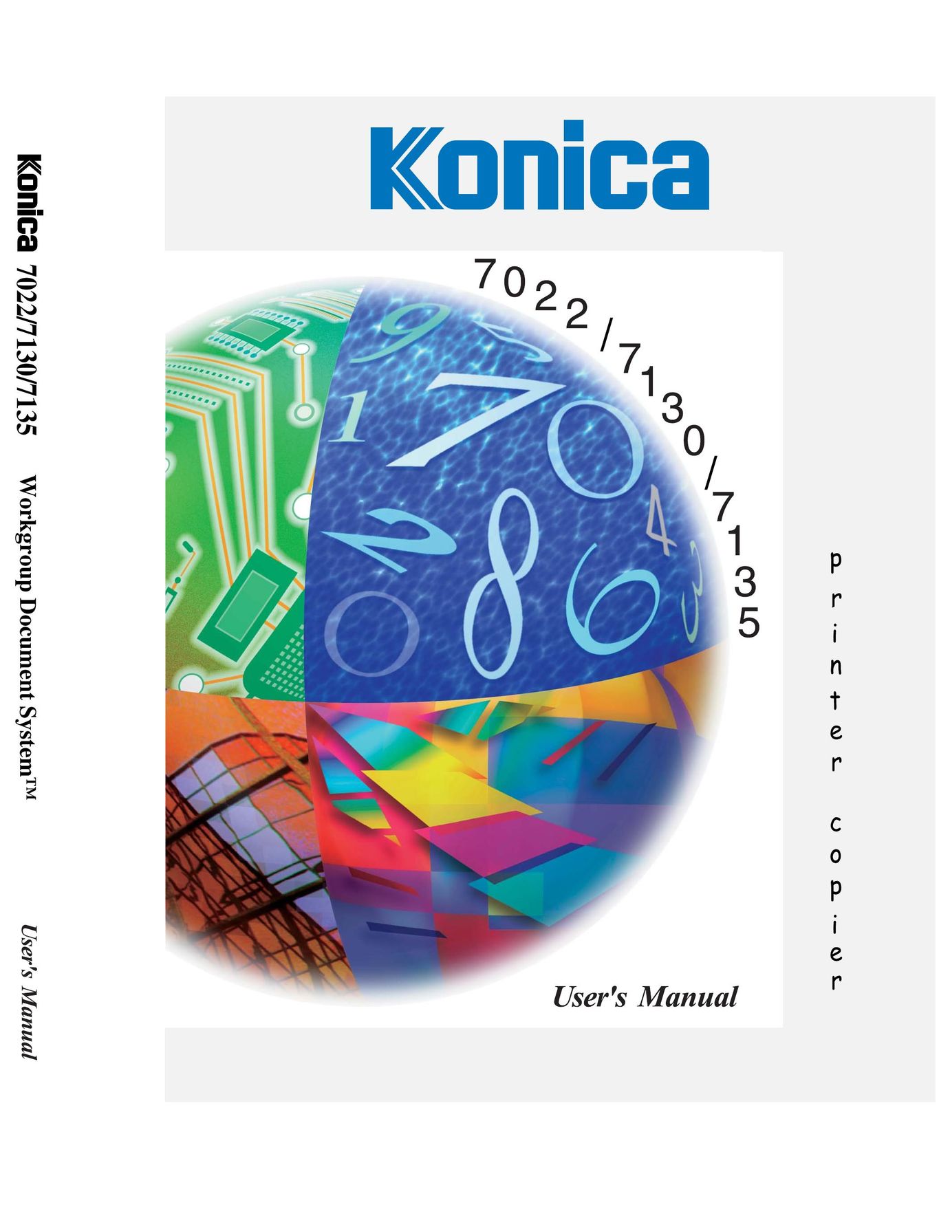 Konica Minolta 7130 Printer User Manual