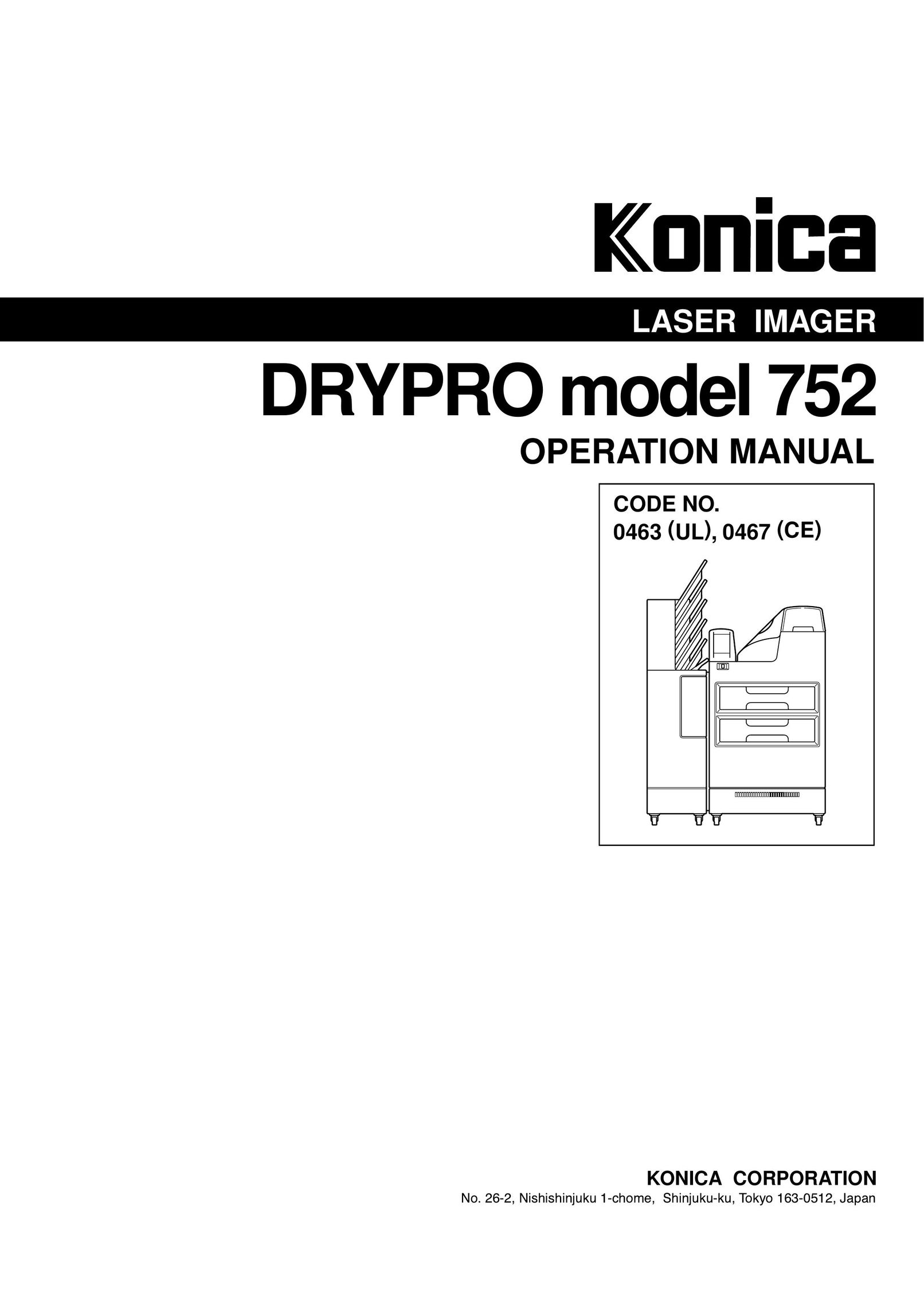 Konica Minolta 752 Printer User Manual