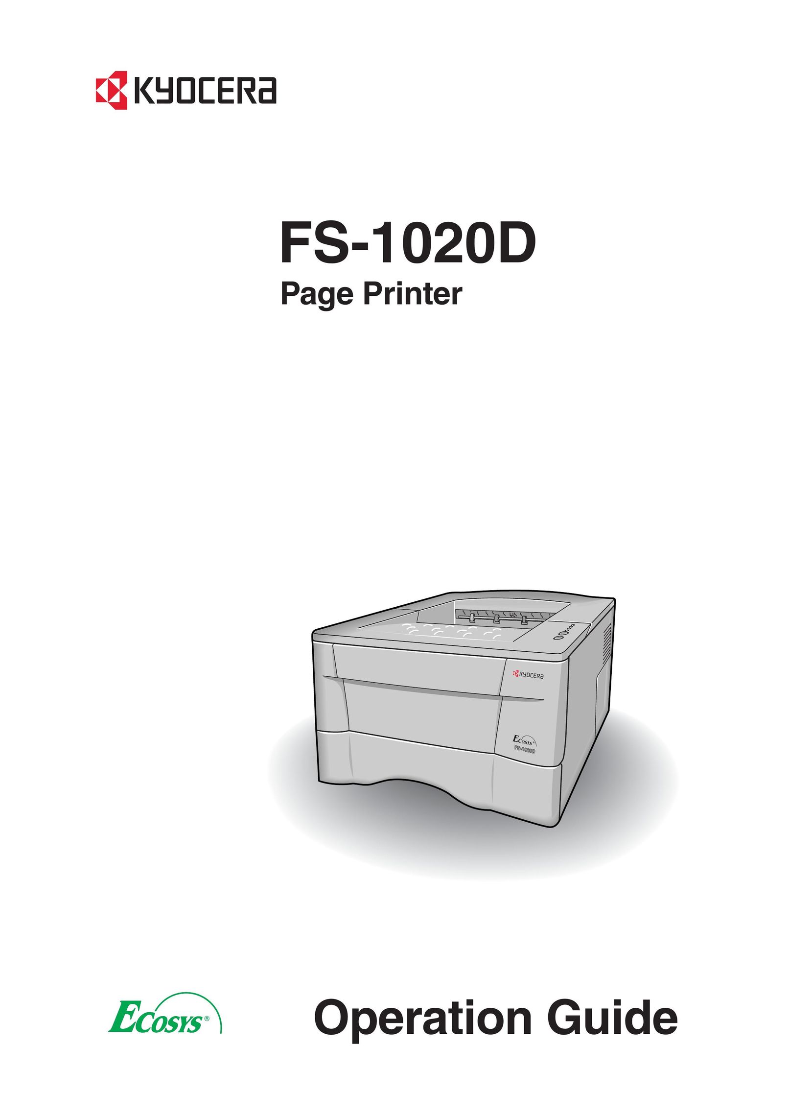 Kyocera FS-1020D Printer User Manual