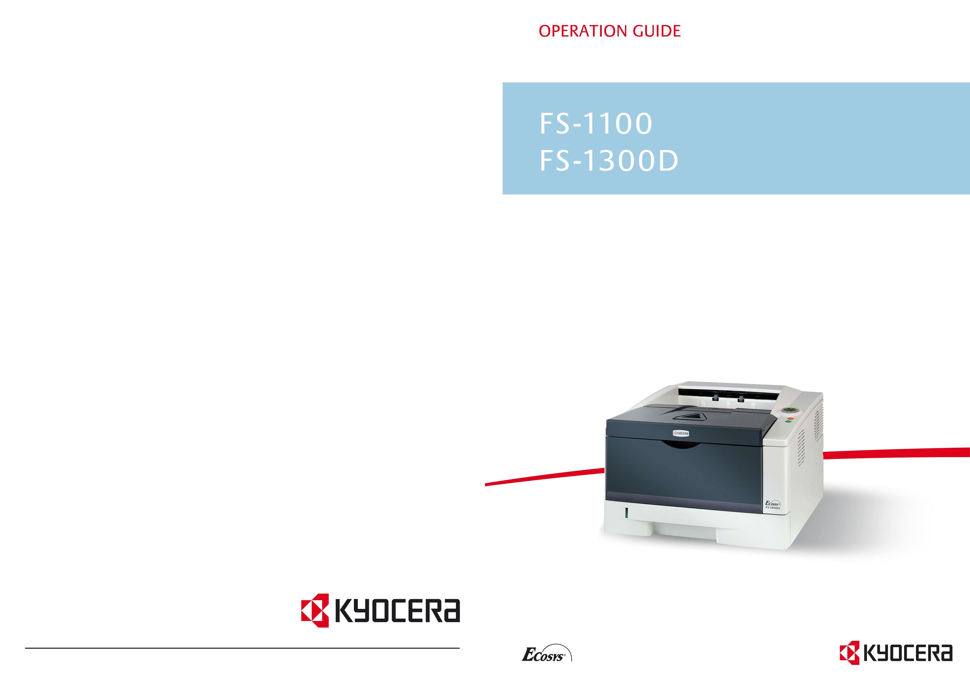 Kyocera FS-1100 Printer User Manual
