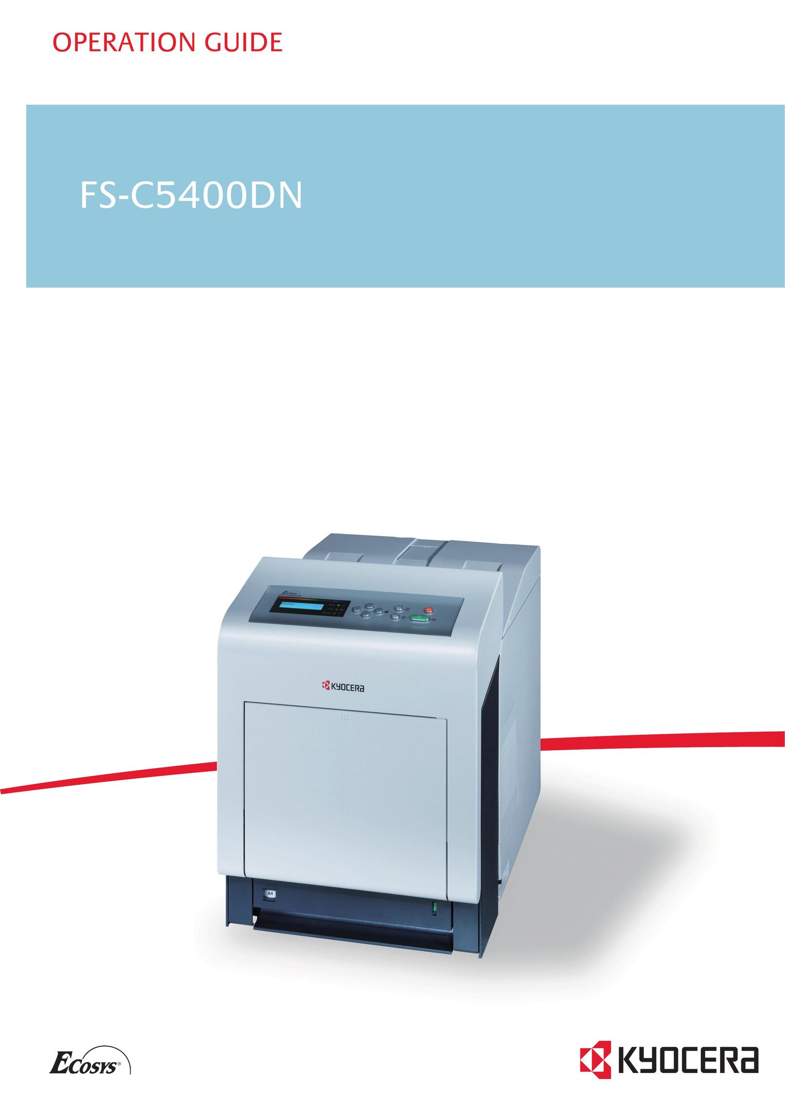 Kyocera FS-1100 Printer User Manual