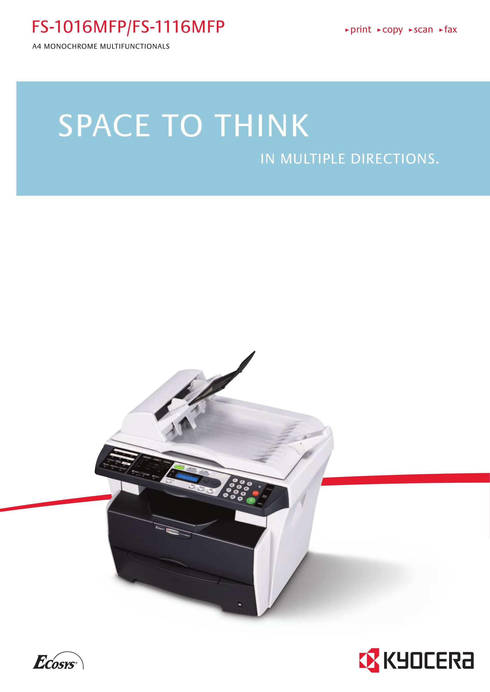 Kyocera FS-1116MFP Printer User Manual