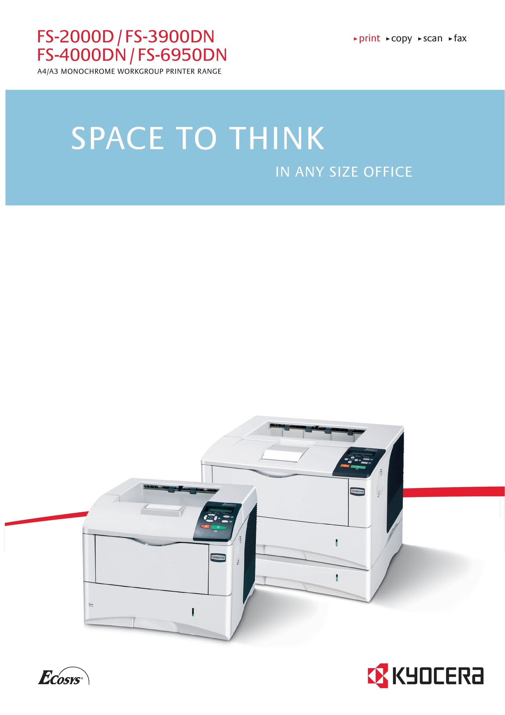 Kyocera FS-2000D Printer User Manual