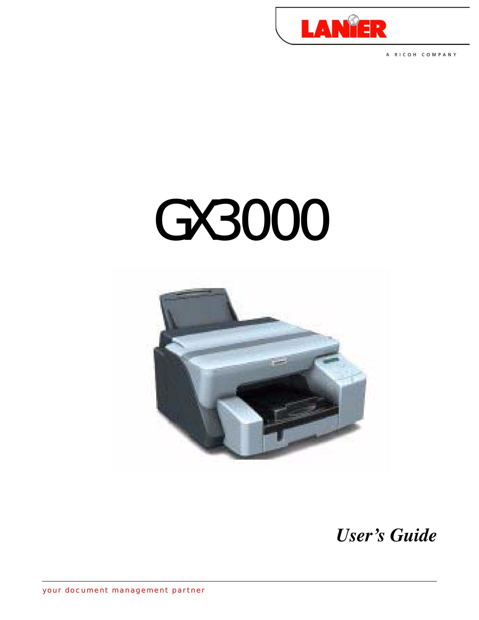 Lanier GX3000 Printer User Manual