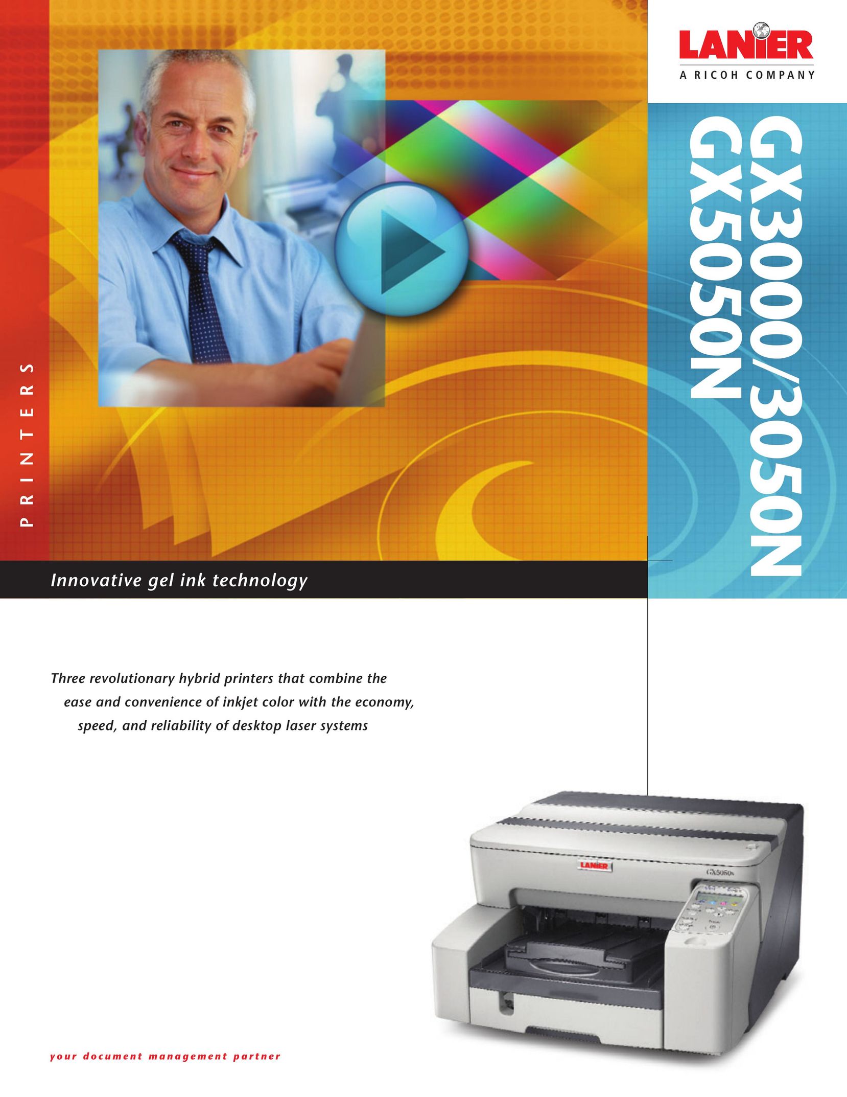 Lanier GX5050N Printer User Manual