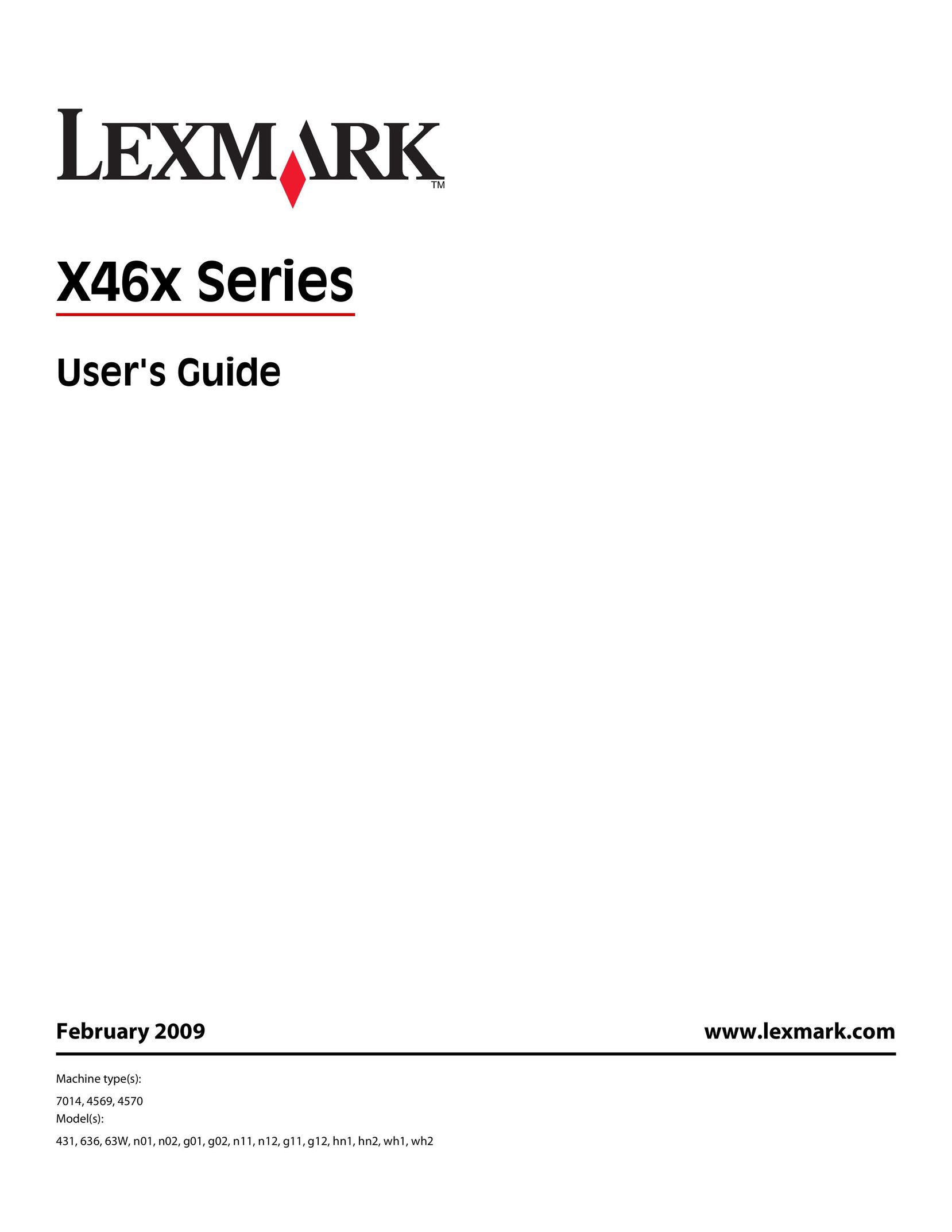 Lexmark 13C0086 Printer User Manual