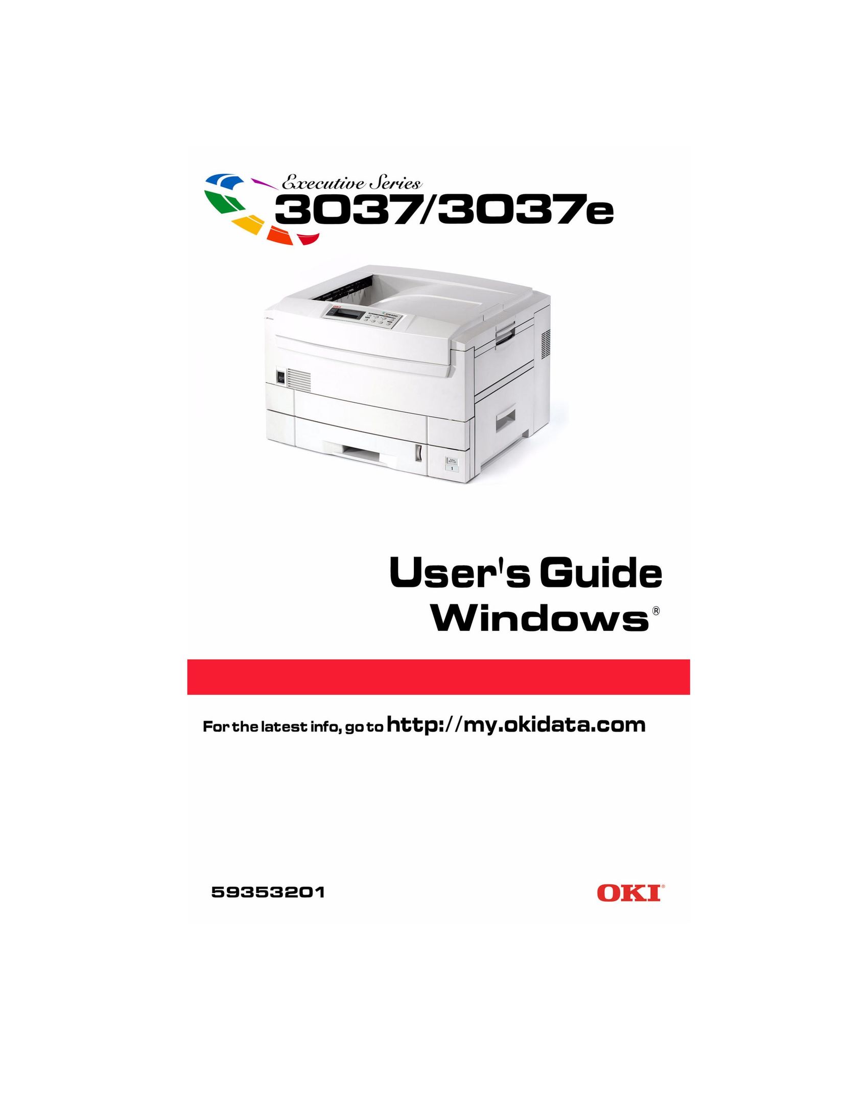Oki 3037 Printer User Manual