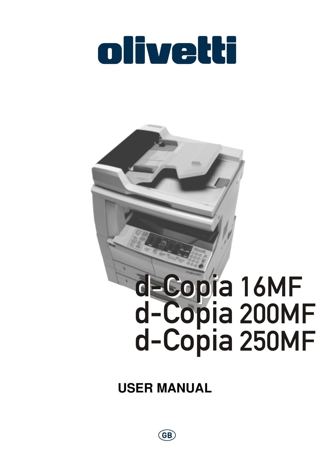 Olivetti 16MF Printer User Manual