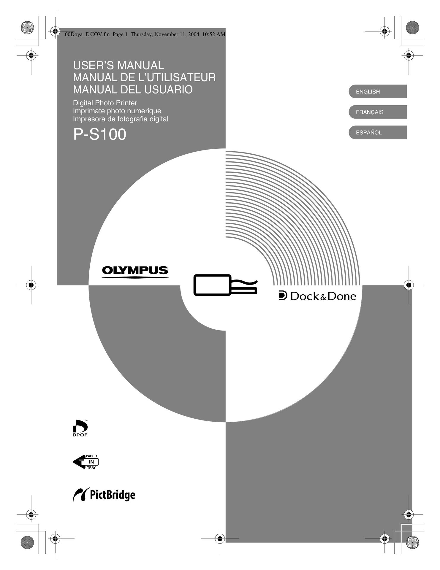 Olympus P-S100 Printer User Manual